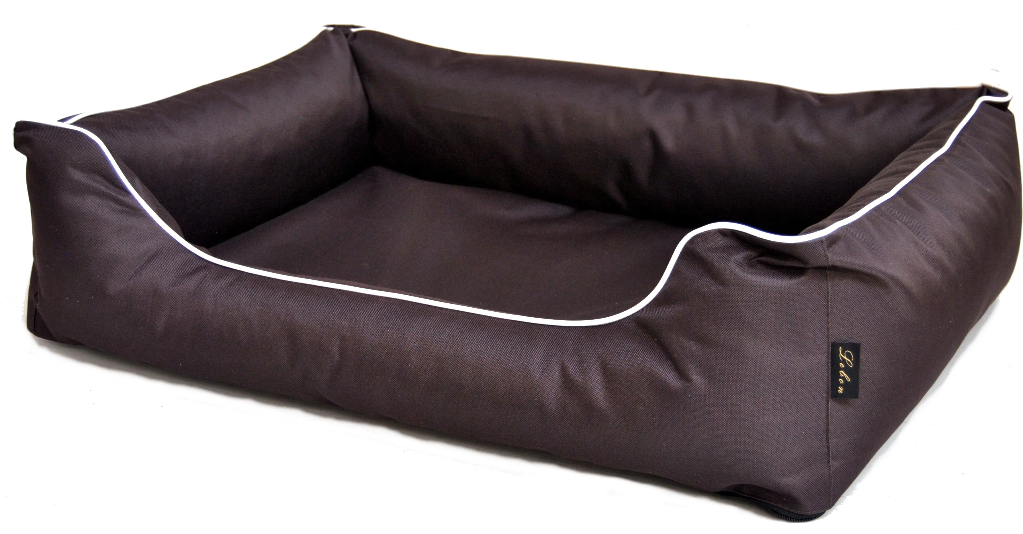Lebon Hundebett Paula eckig dunkelbraun
