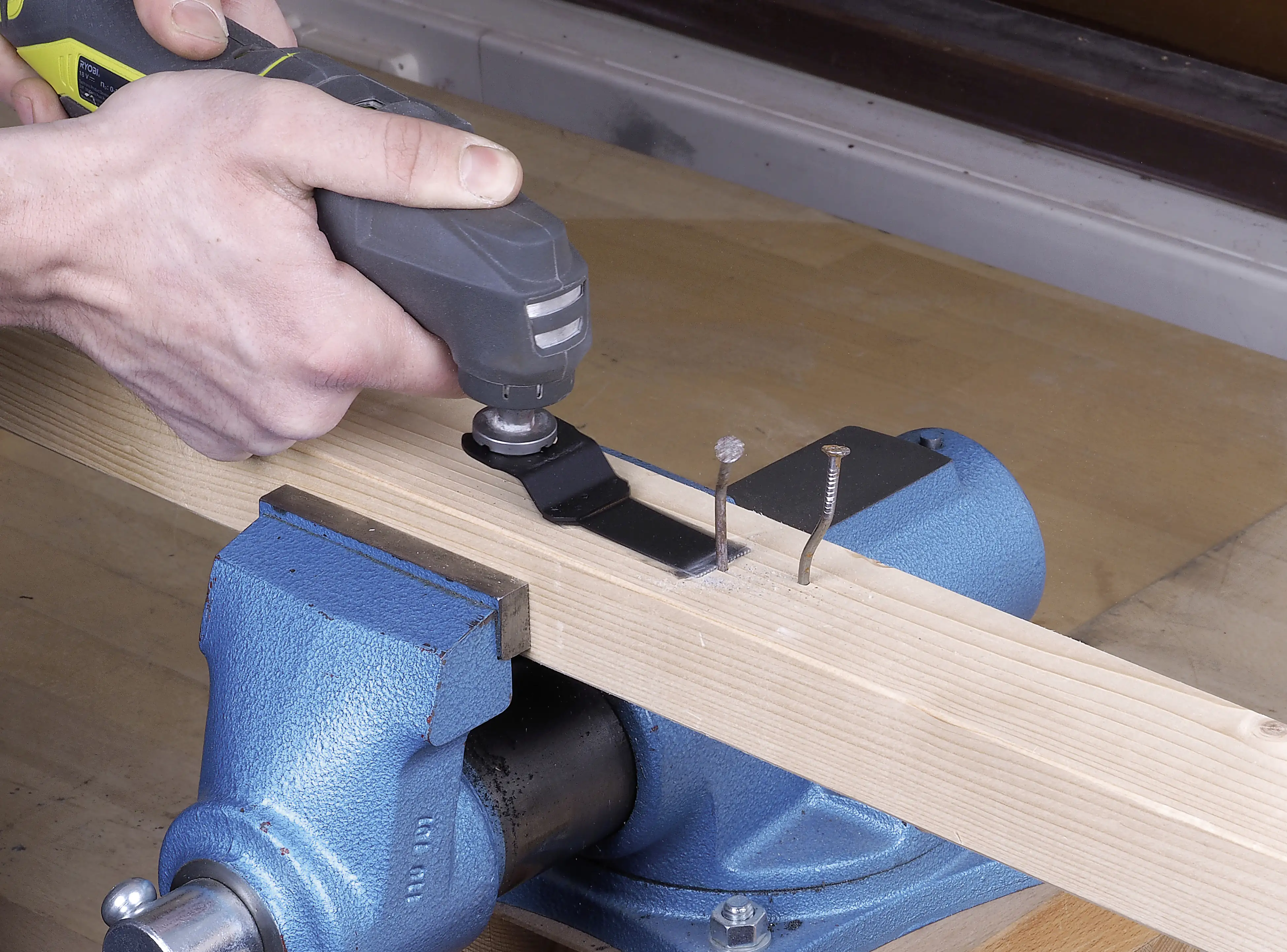 Wolfcraft Tauchsägeblatt Bimetall 22 mm für Holz/Metall Bosch PMF