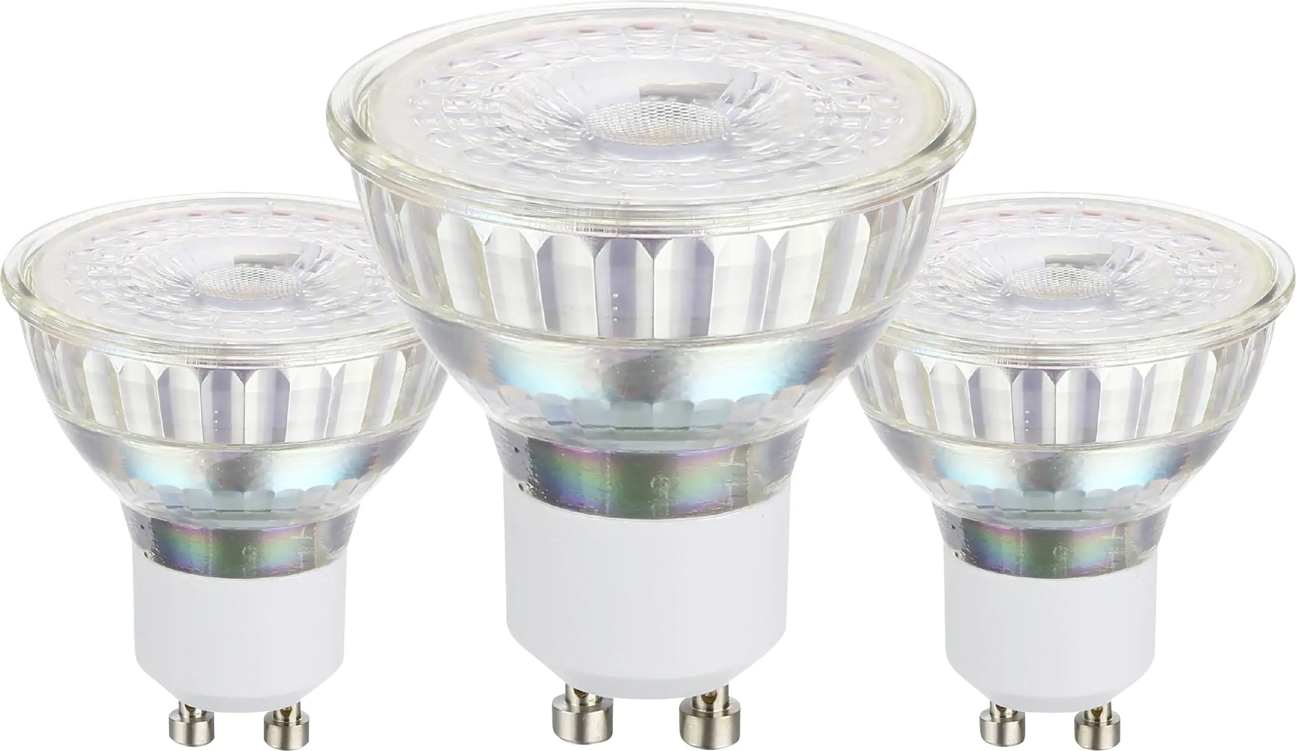 Eglo LED Reflektor GU10 4,5 W neutralweiß klar 3er Pack