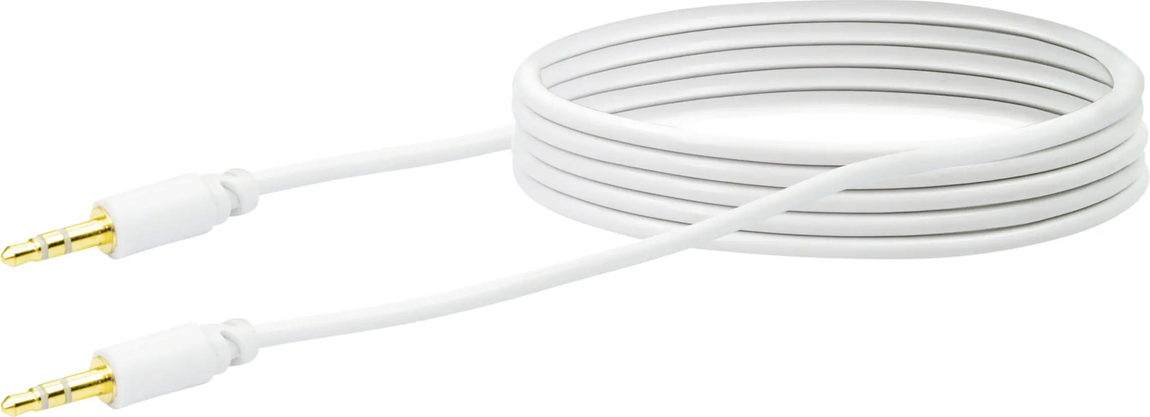 Schwaiger Audio Anschlusskabel TFS4150 532 Klinke weiß, 1,5m, 1x 3,5mm Klinken Stecker / 1x 3,5mm Kl