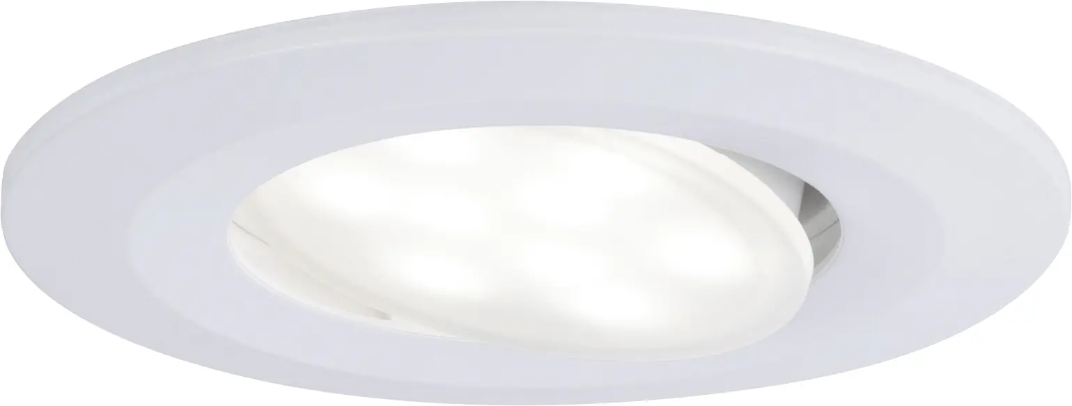 Paulmann LED Einbauleuchte Set Calla weiß matt schwenkbar Ø 9 cm 