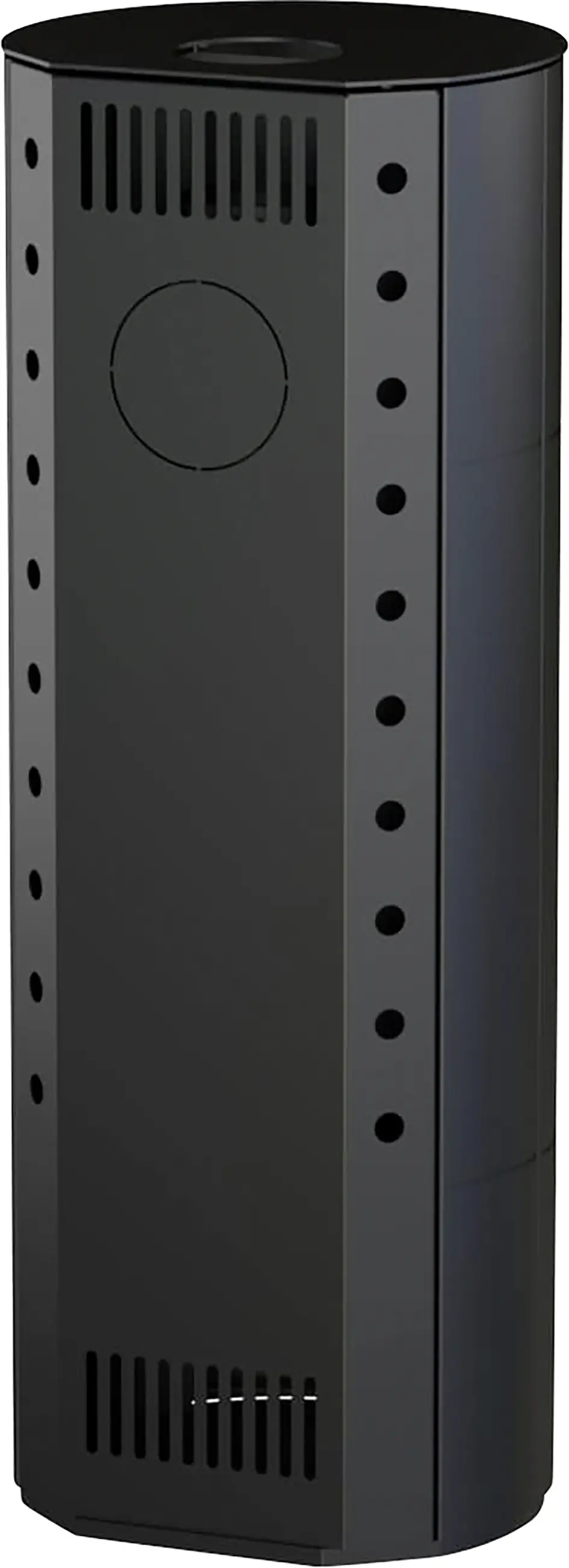 Thermia Kaminofen Cumulus Omega Ring Stahl schwarz 7 kW