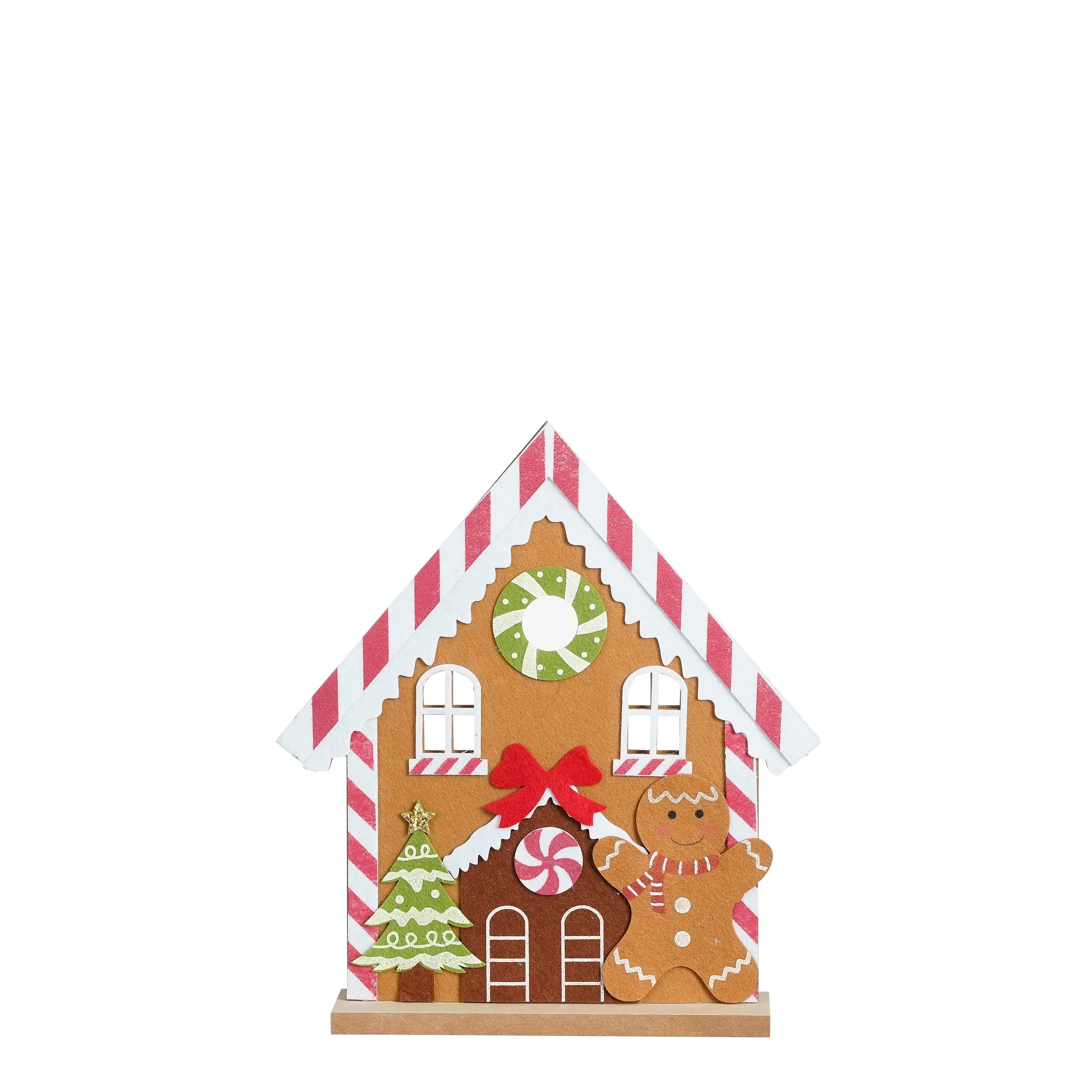 Mica Decorations Dekofigur Pfefferkuchenhaus 34 cm mehrfarbig