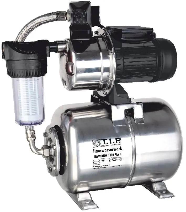T.I.P. Hauswasserwerk HWW INOX 1300 PLUS F max. Fördermenge: 4.350 l/h