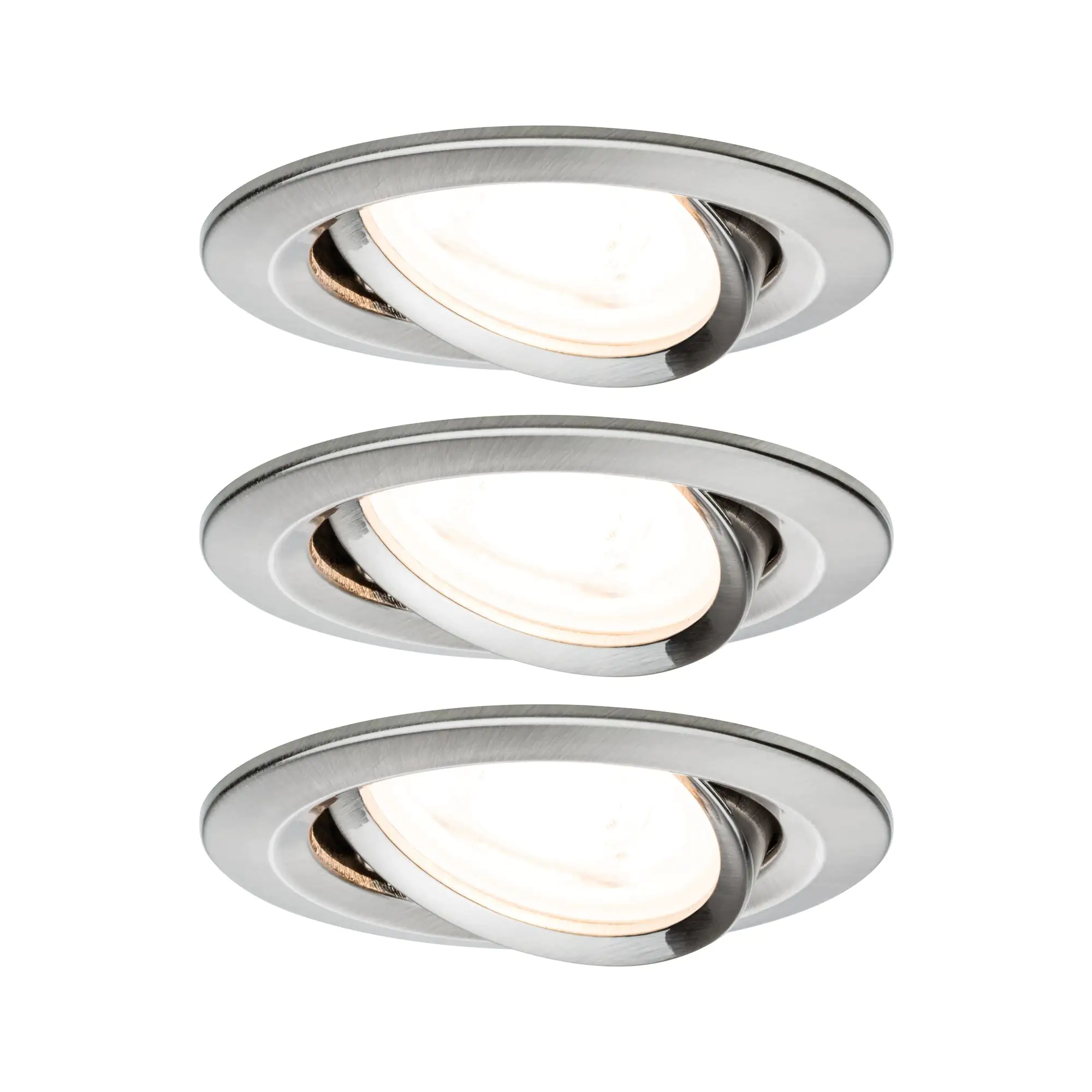 Paulmann LED Einbauleuchte Nova 3x6,5W schwenkbar Eisen