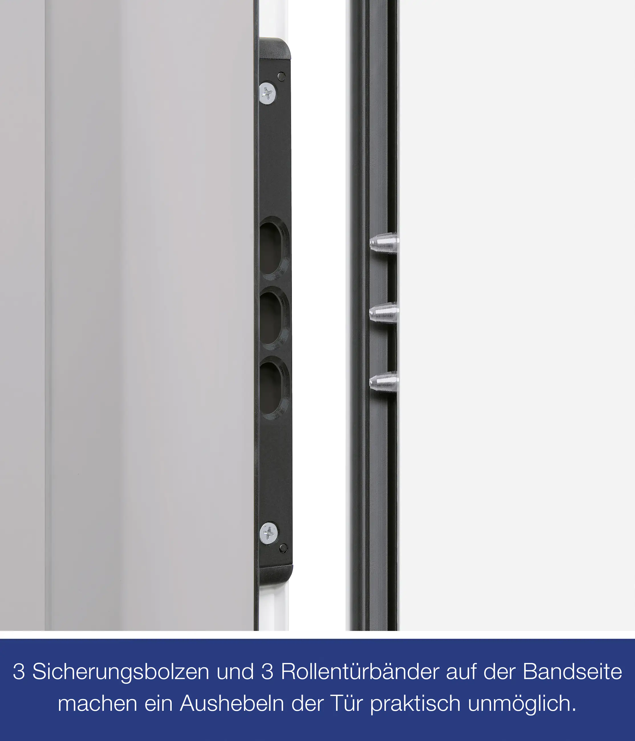 Hörmann Sicherheitstür KSI Thermo46 RC2 weiß 100 x 212,5 cm Rechts