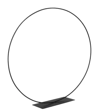 TrendLine Floristenring mit Fuß Metall Ø 40 cm schwarz