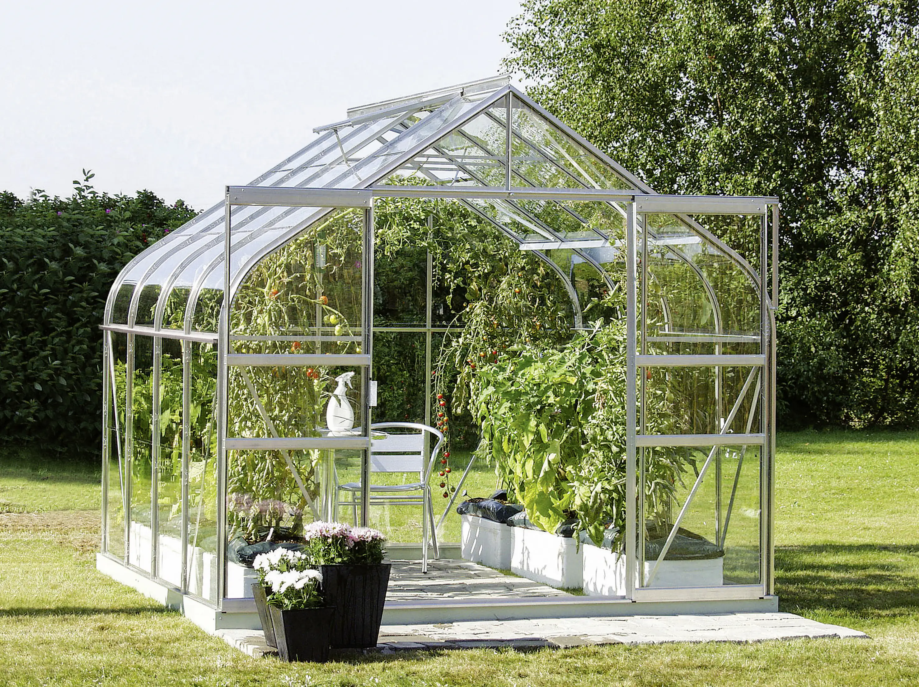 Vitavia Gewächshaus Dione 6700 264 x 258 cm 3 mm ESG