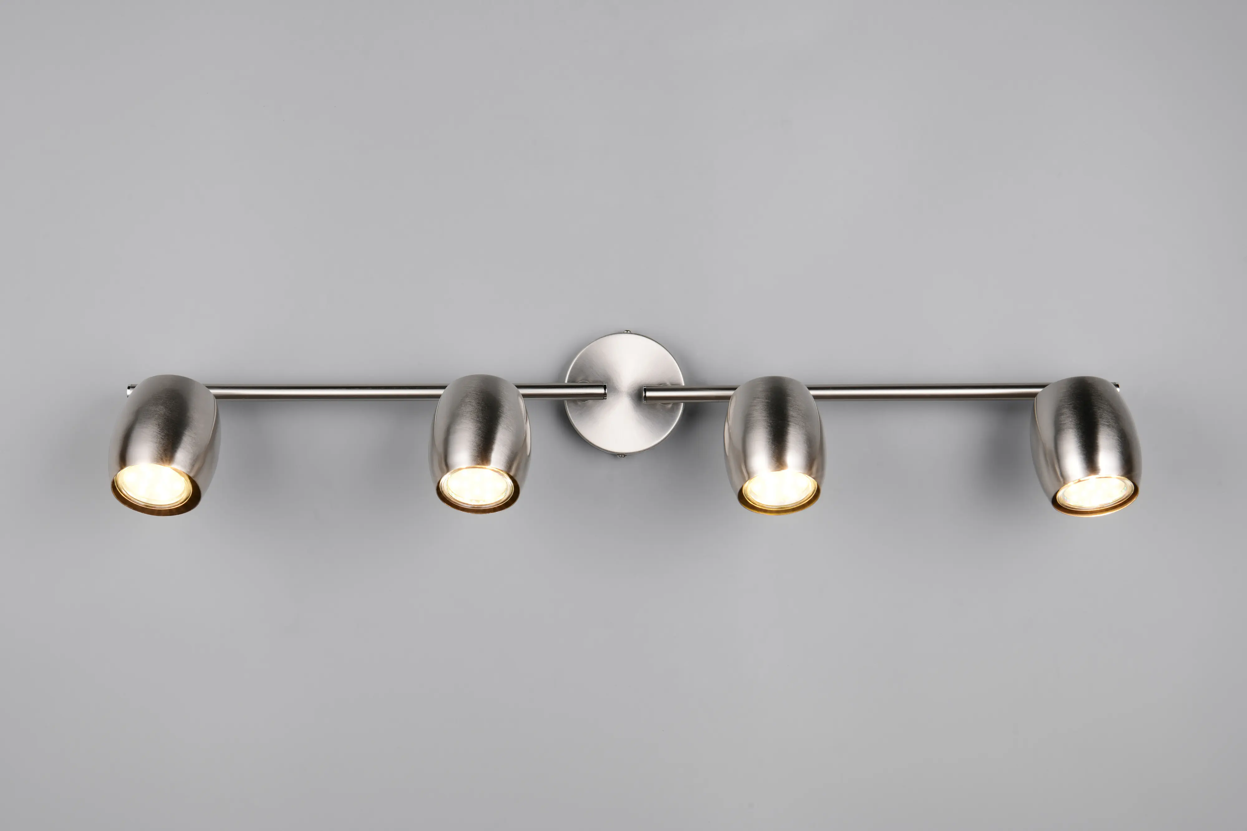 Reality Deckenstrahler 4er Spot Nancy GU10 nickel matt