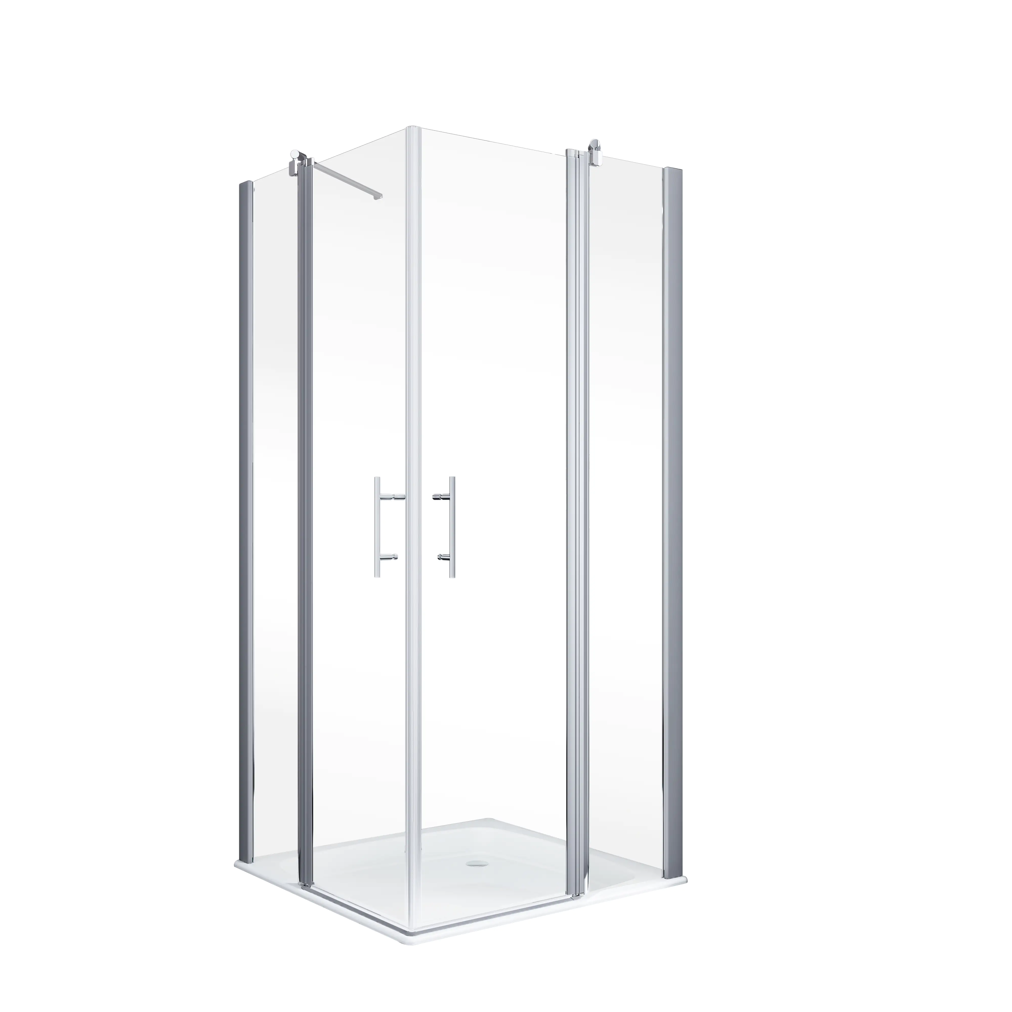 Schulte Eckeinstieg Duschwanne 90 x 90 x 192 cm Alexa Style 2.0