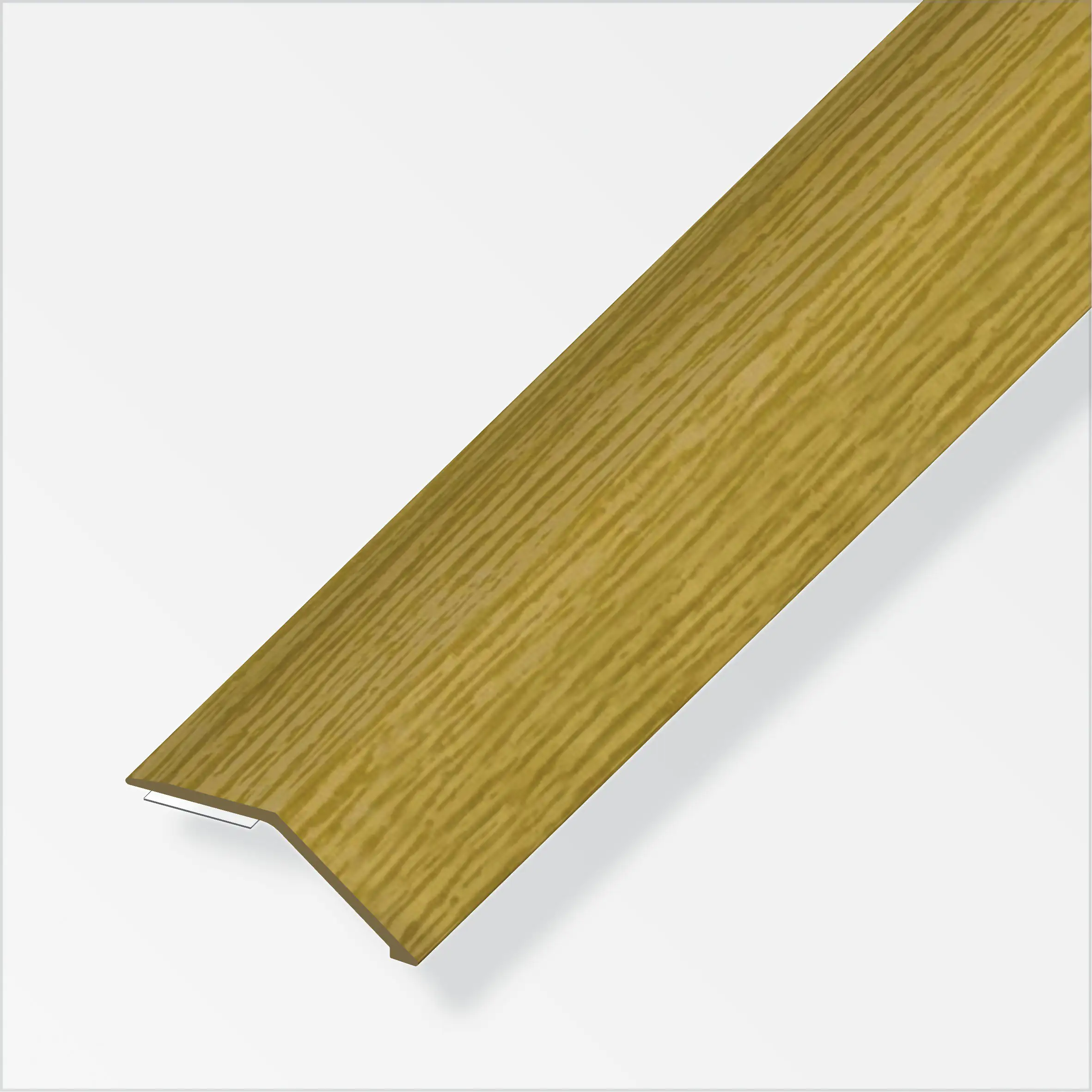alfer Niveauausgleichs-Profil 1 m, 34 x 8 mm PVC (Kunststoff) glatt eiche
