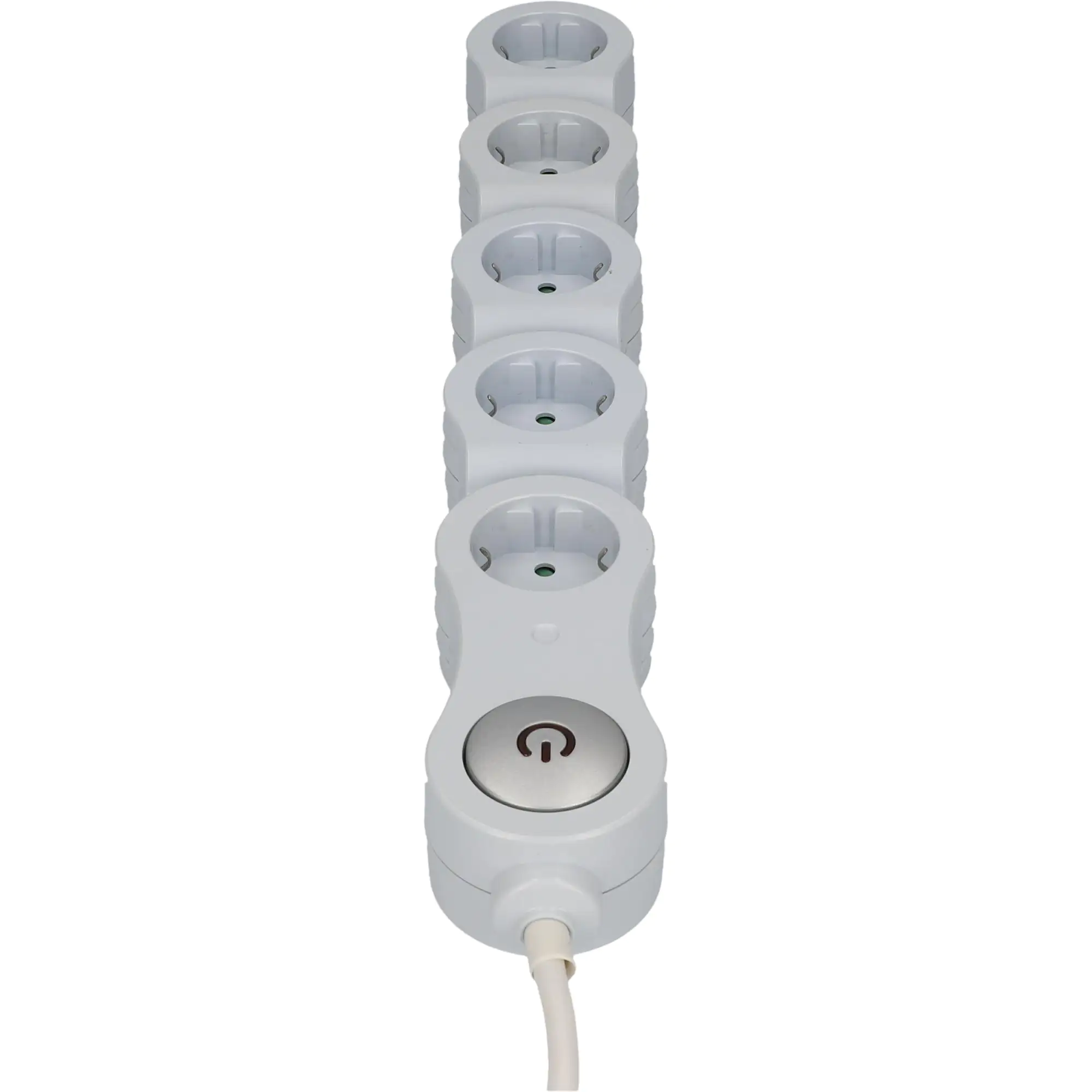 Unitec Steckdosenleiste 5-fach 1,4m flexibel, weiß