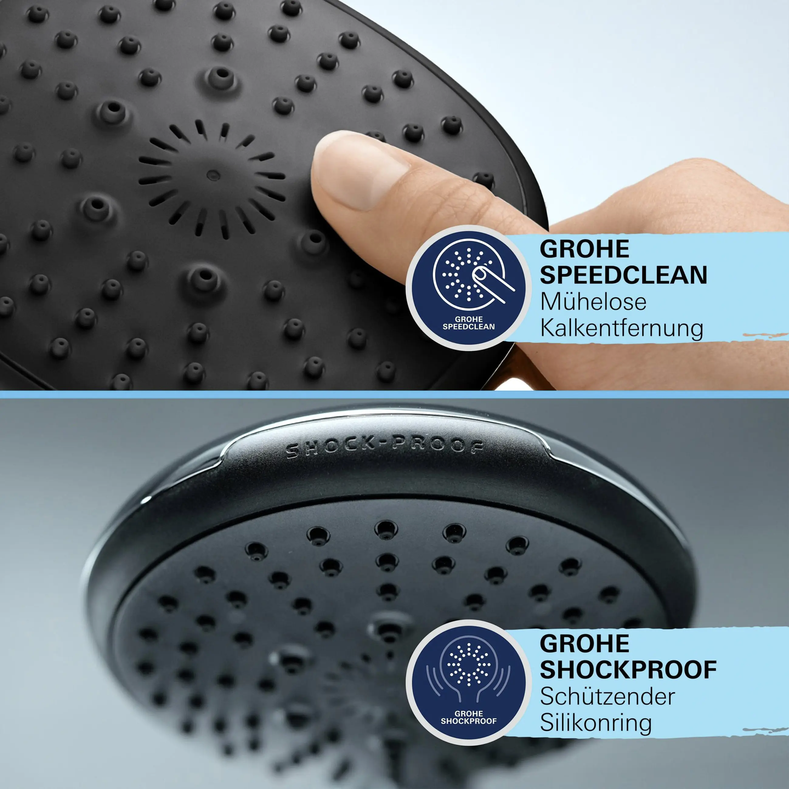 Grohe Brausestange 3 Strahlarten Vitalio Comfort 110 chrom 60 cm