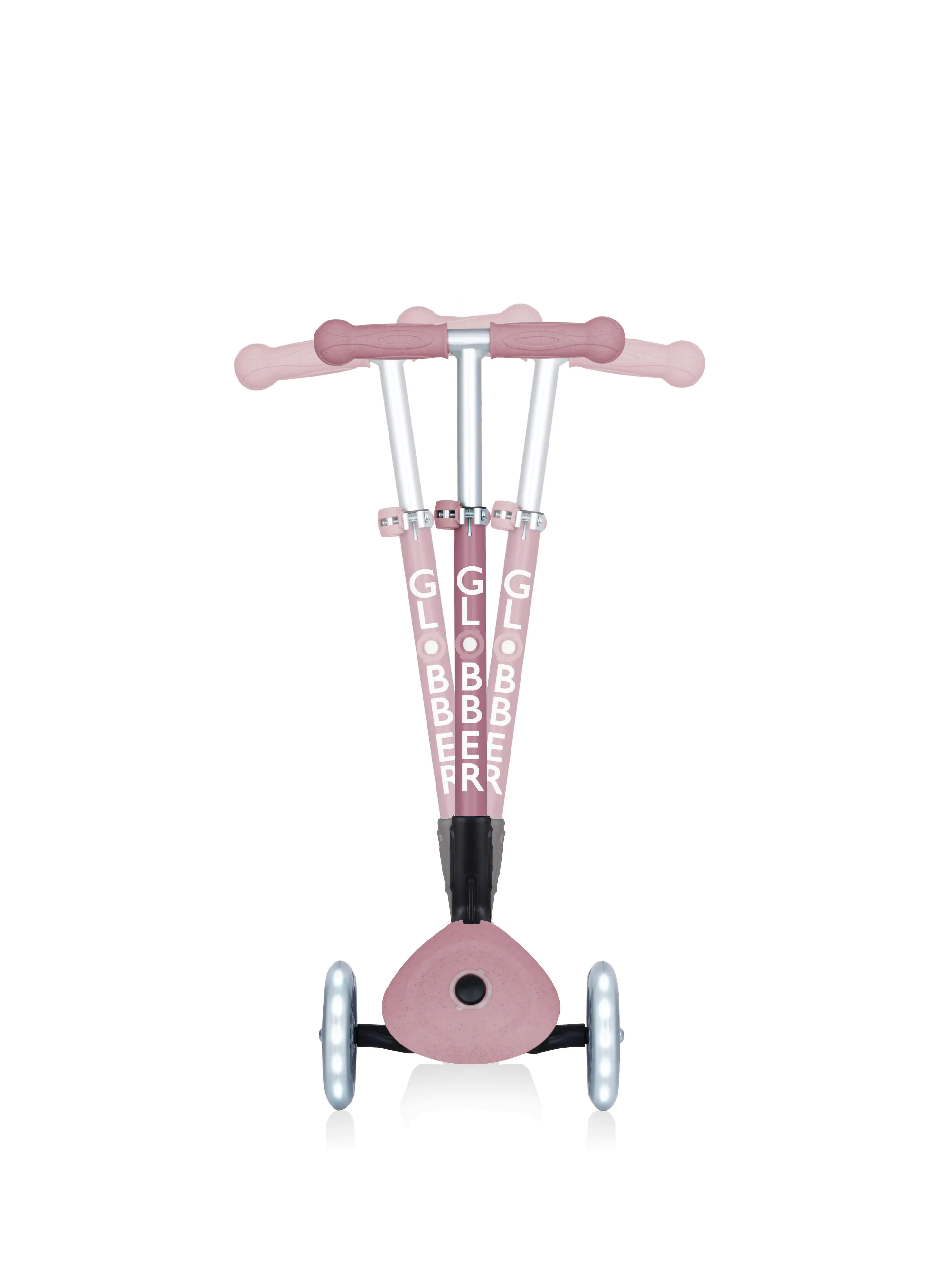 Globber Scooter Junior Foldable Lights Eco beere mit Leuchtrollen