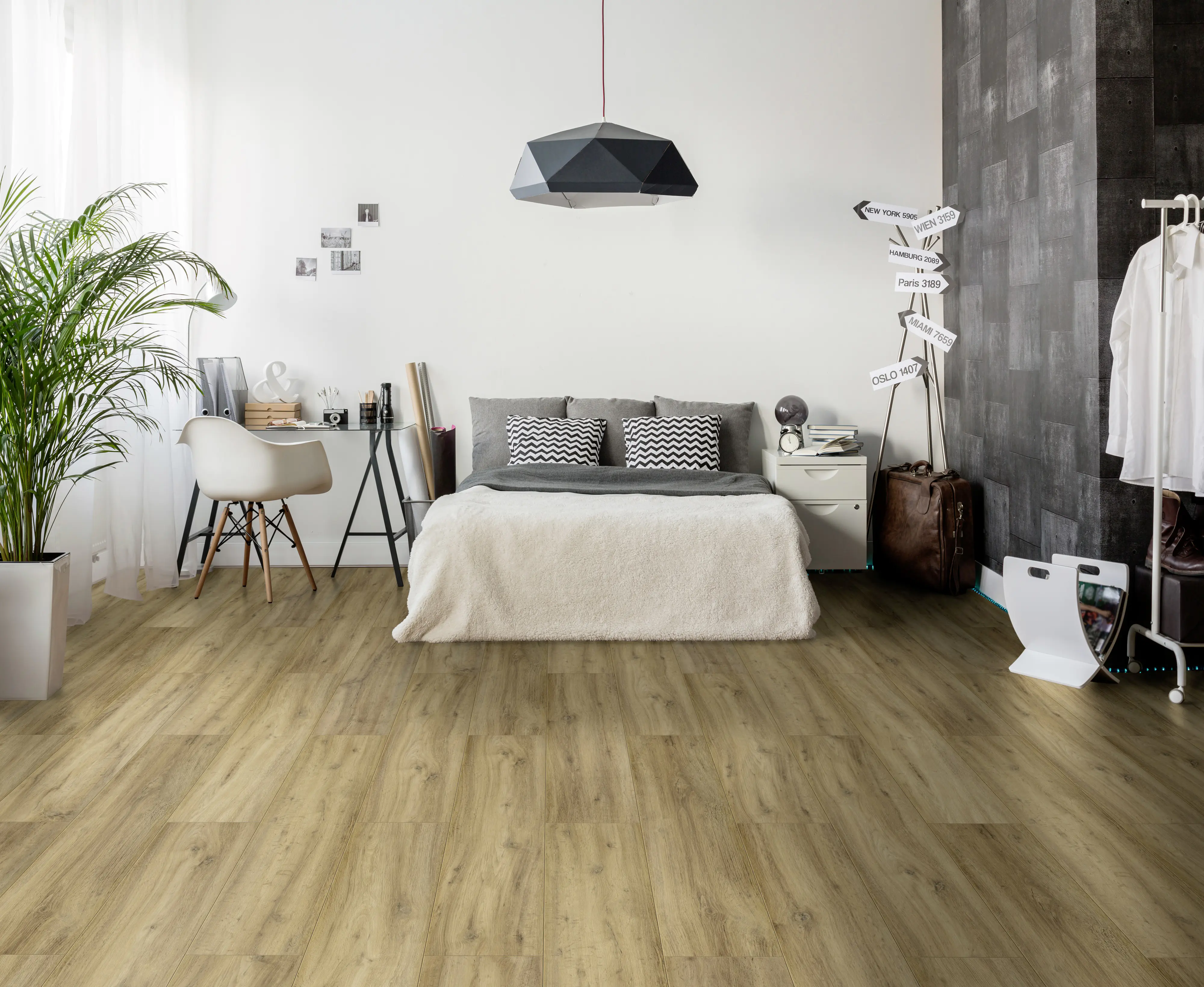 Classen Laminat Megaloc Aquaprotect 128,5 x 19,2 cm 8 mm Oak natural