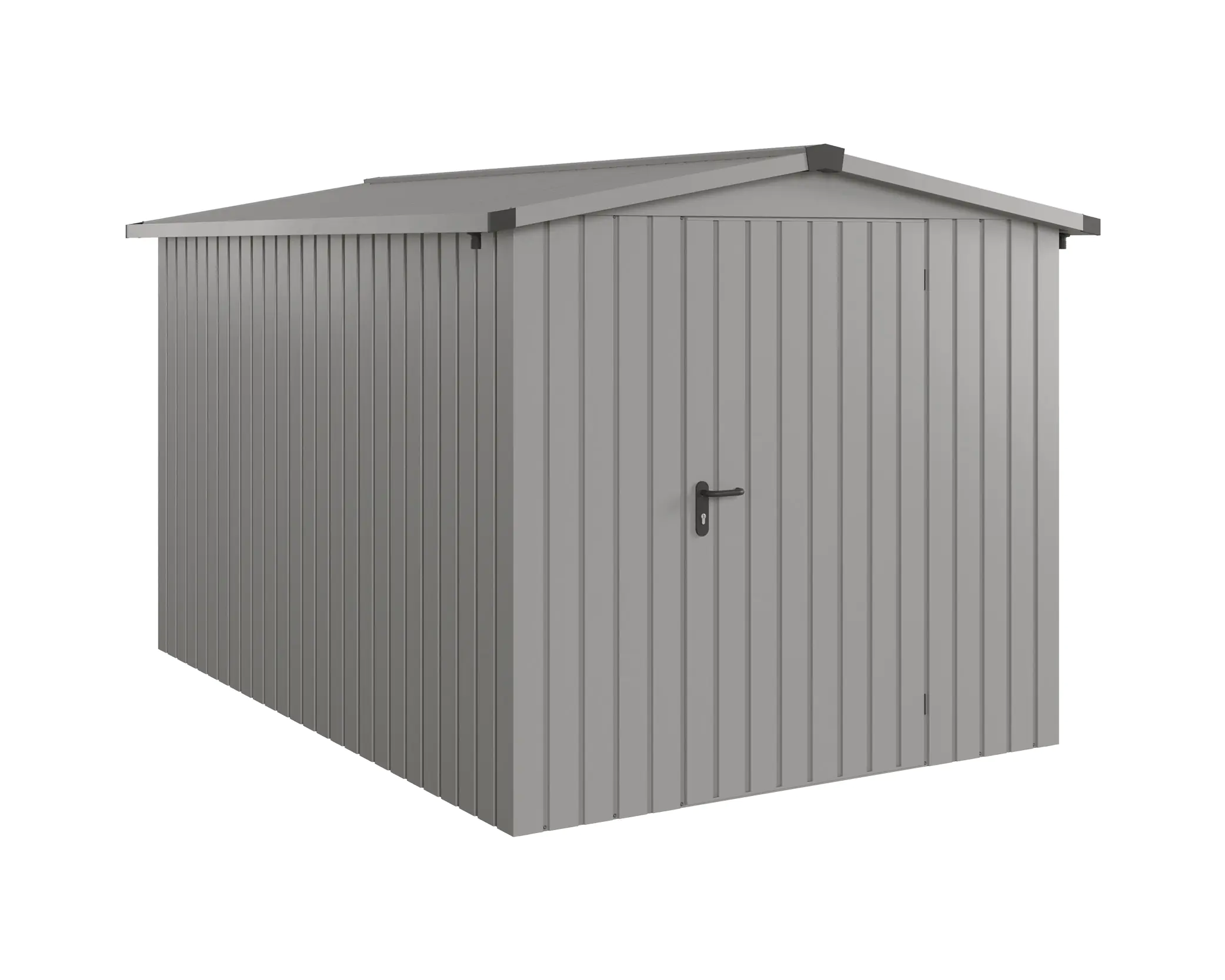 EcoStar Metallgerätehaus Euroline ESD7 graualuminium 214 x 310 cm 1-flg.