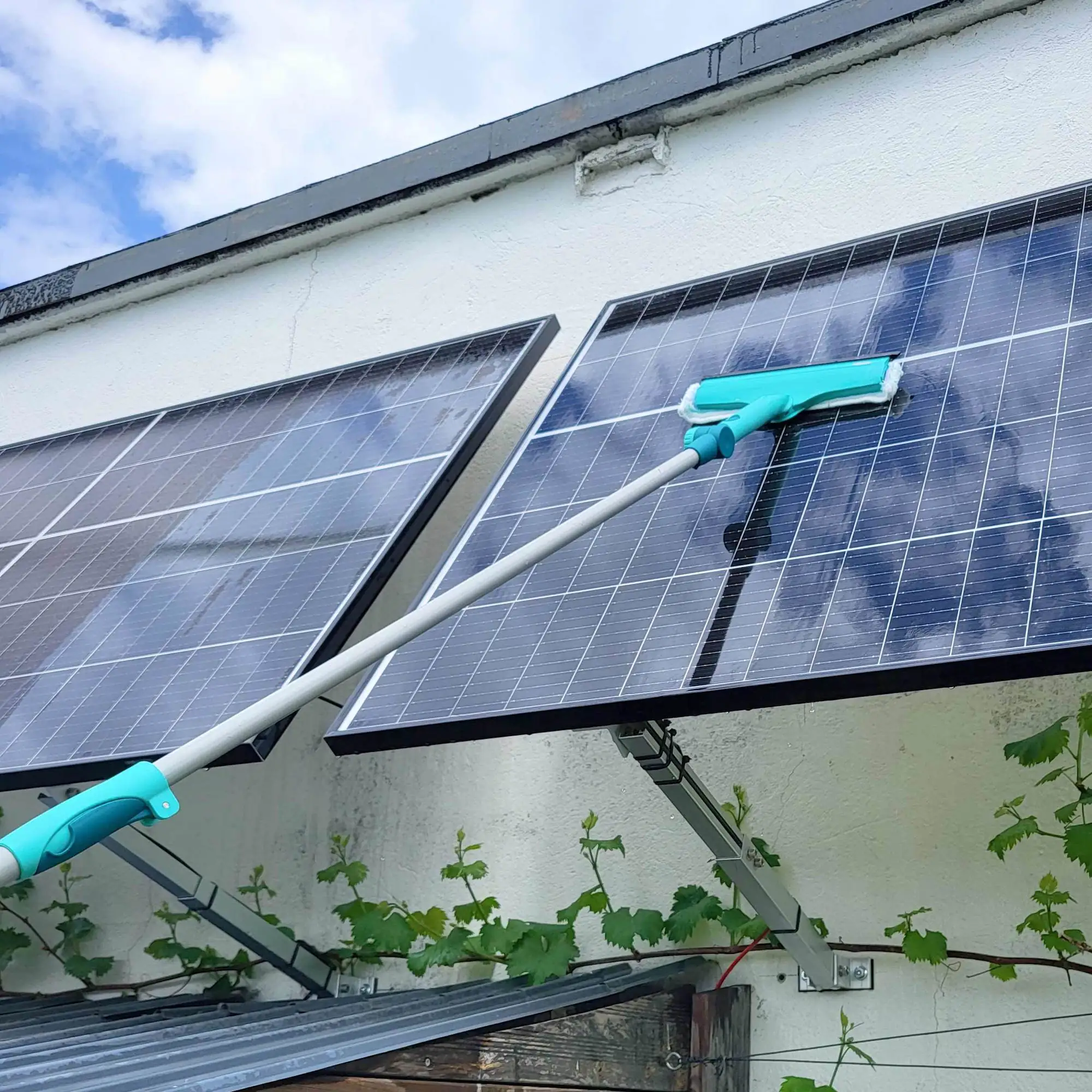 Leifheit Fensterwischer 3in1 mit Teleskopstiel und Gelenk