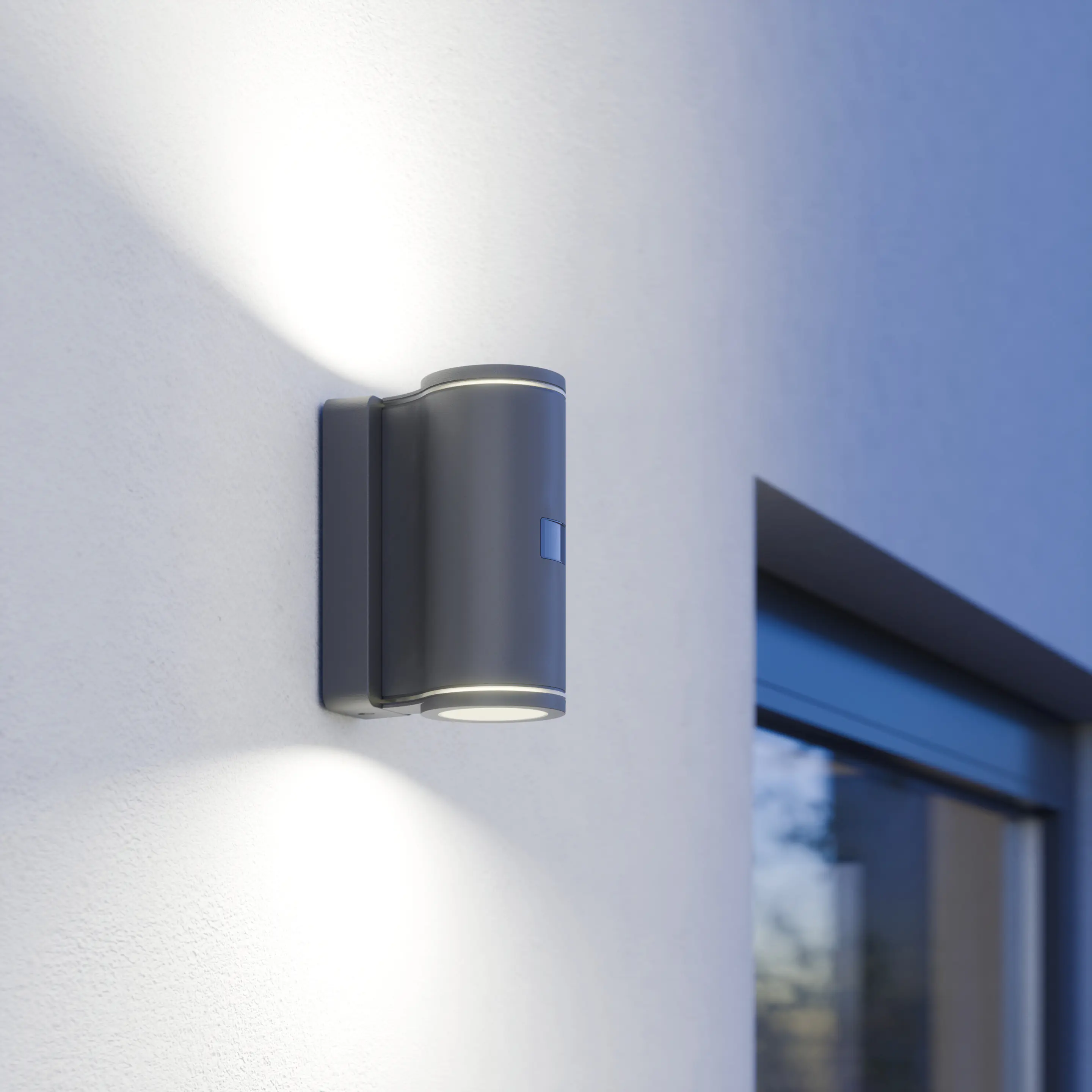 Steinel LED Außenleuchte L 940 SC mit Bewegungssensor warmweiß anthrazit