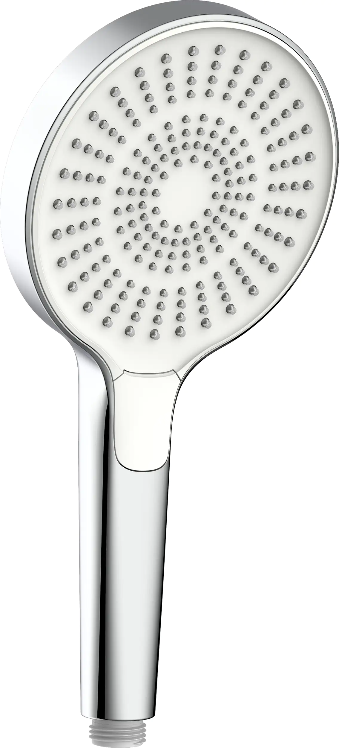Primaster Handbrause 2 Strahlarten Water Drop chrom-weiß mit Wasserspareinsatz