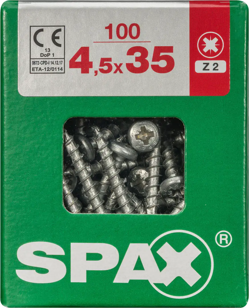 Spax Universalschrauben 4.5 x 35 mm TX 20 - 100 Stk.
