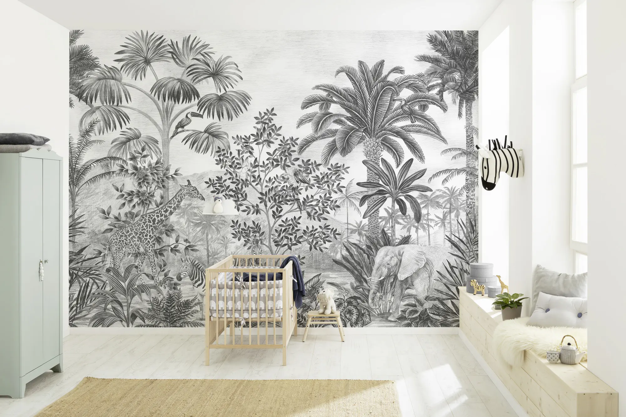 Komar Vlies Fototapete Jungle Evolution 350 x 280 cm 