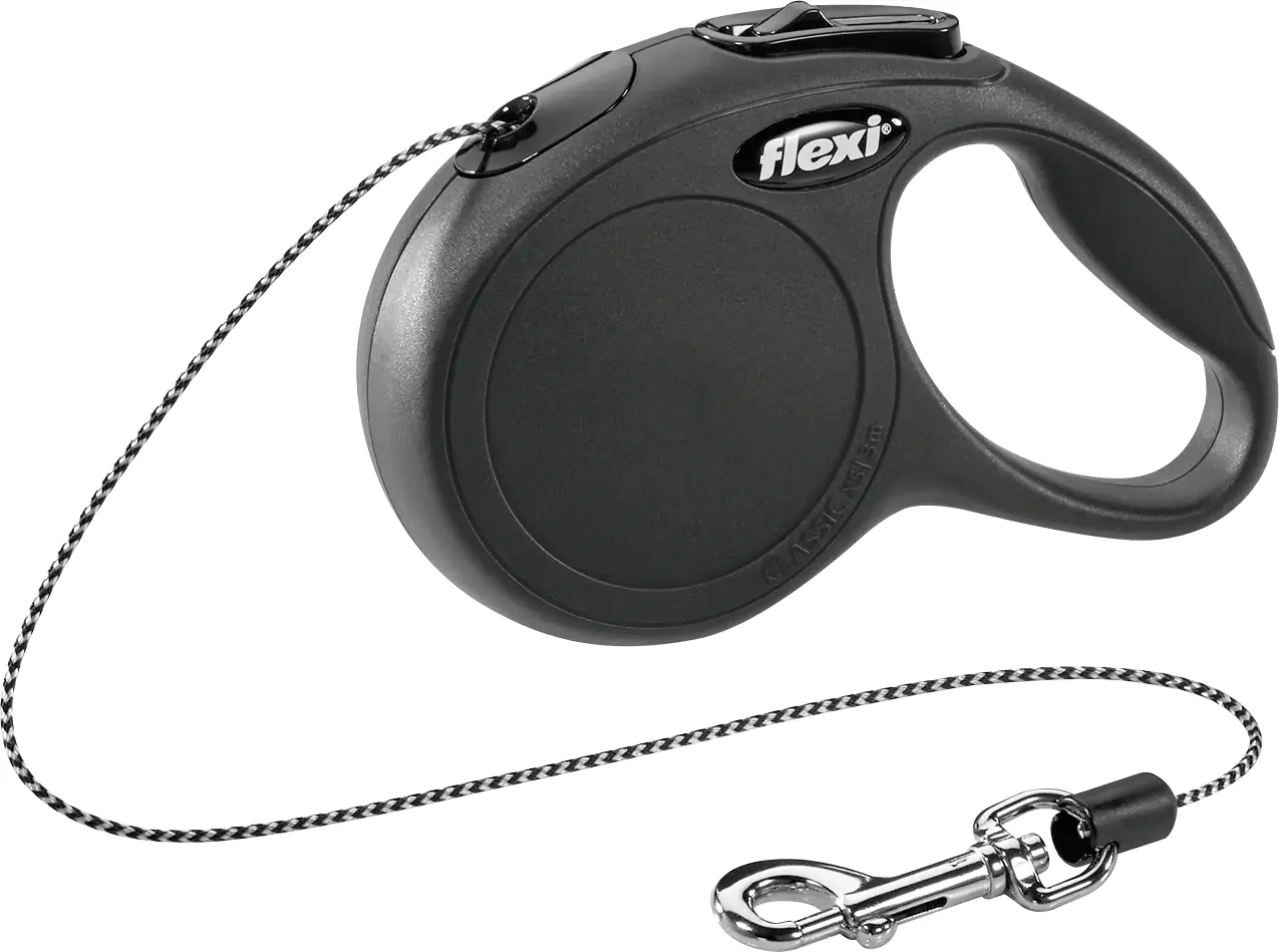 Flexi Hundeleine New Classic XS schwarz, Seil