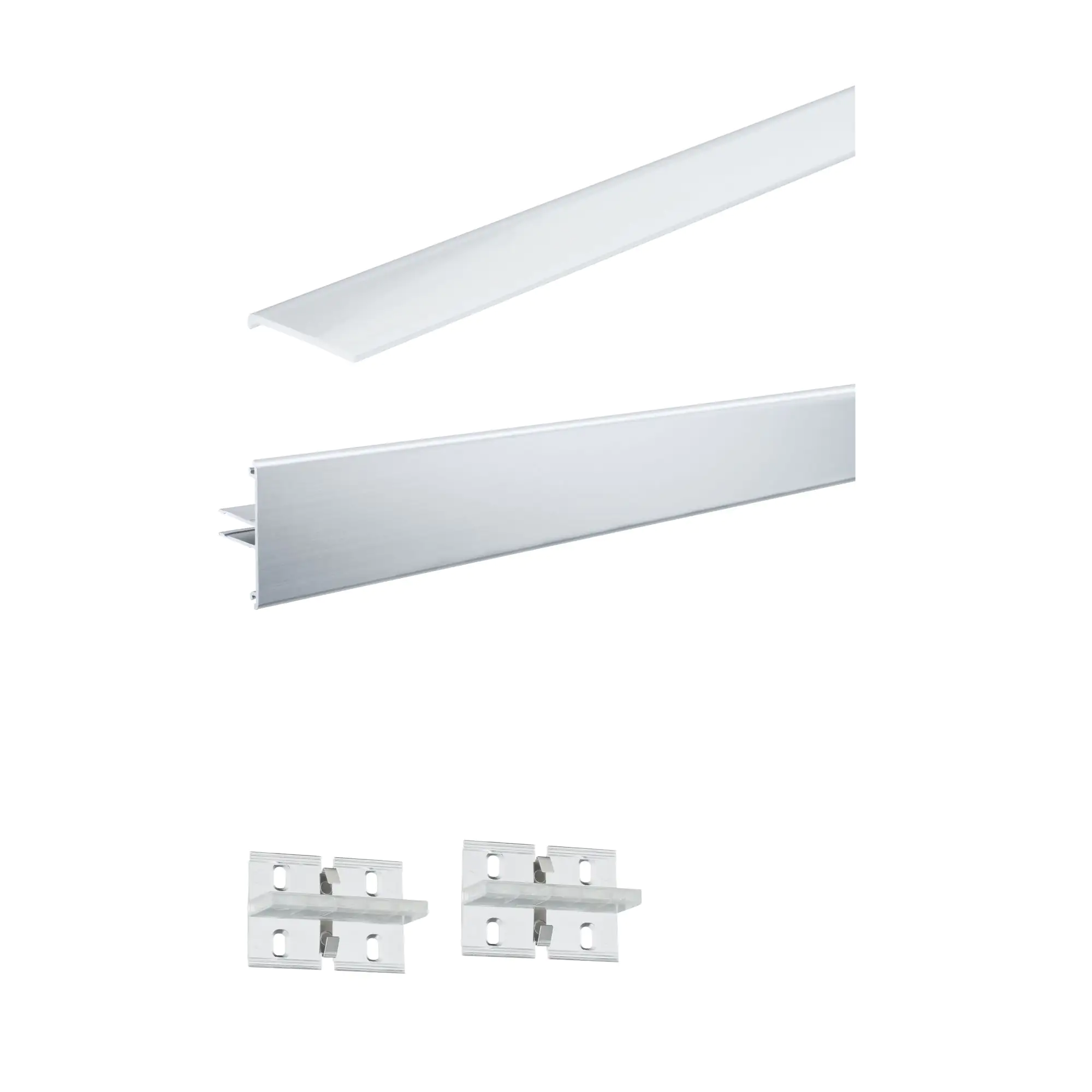 Paulmann Duo Profil inkl. Clips und Diffusor 2 m alu eloxiert