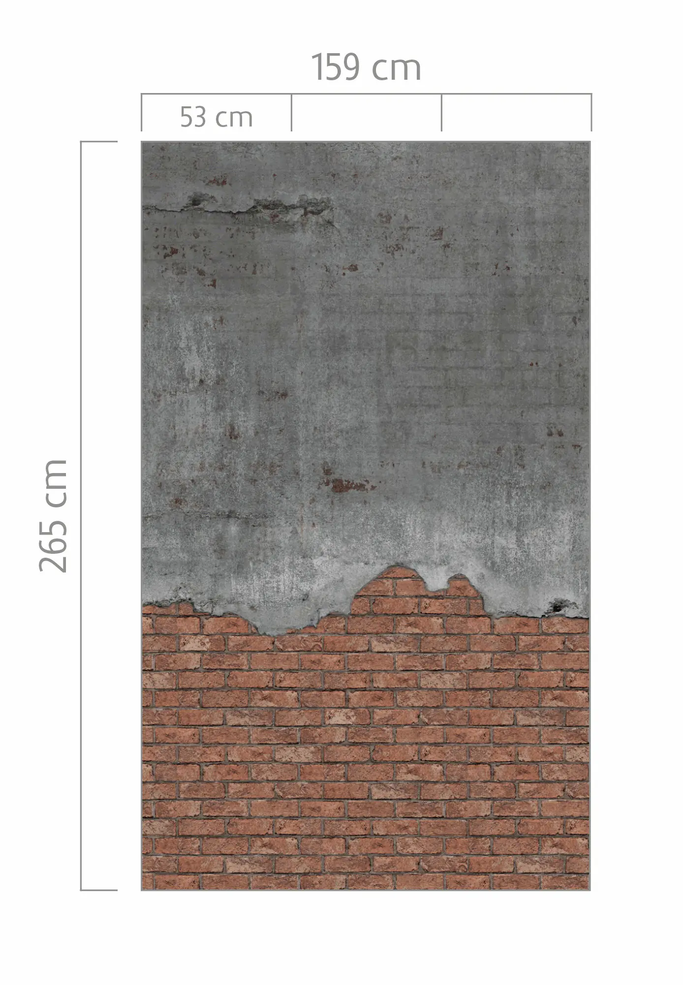 Rasch Vlies Fototapete 364309 Rot-Steinrot Muster & Motive 2,65 m x 1,59 m