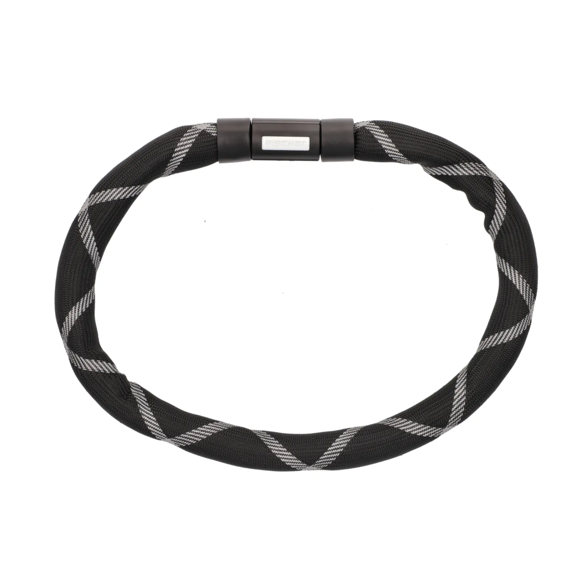 Fischer Kettenschloss Fahrrad Silence CK100/32 100 x Ø 3,2 cm schwarz