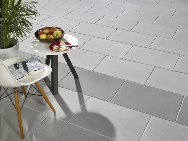 Kann Terrassenplatte Casavera 60 x 40 x 3,6 cm grau geschliffen