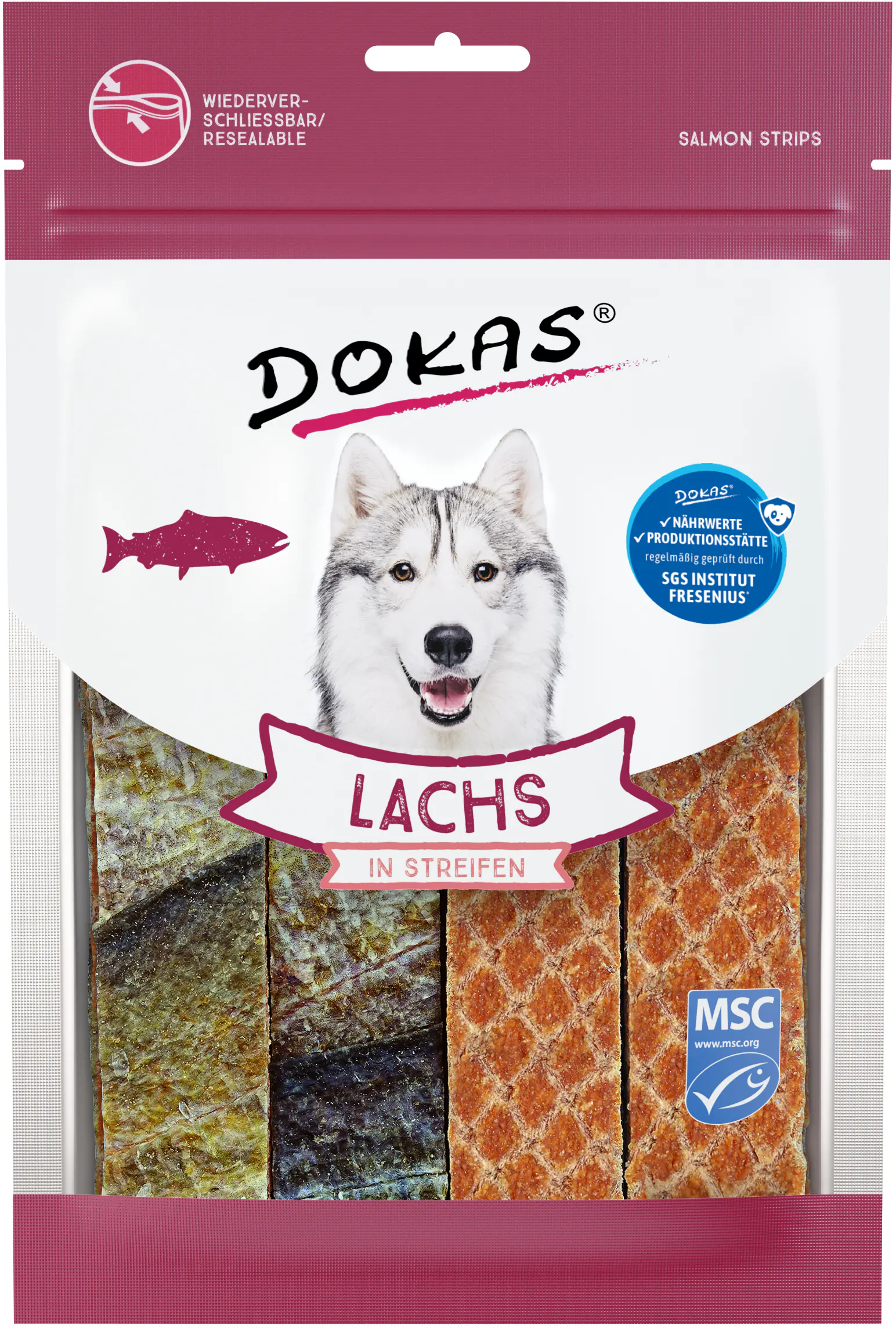 Dokas Lachs in Streifen 100 g
