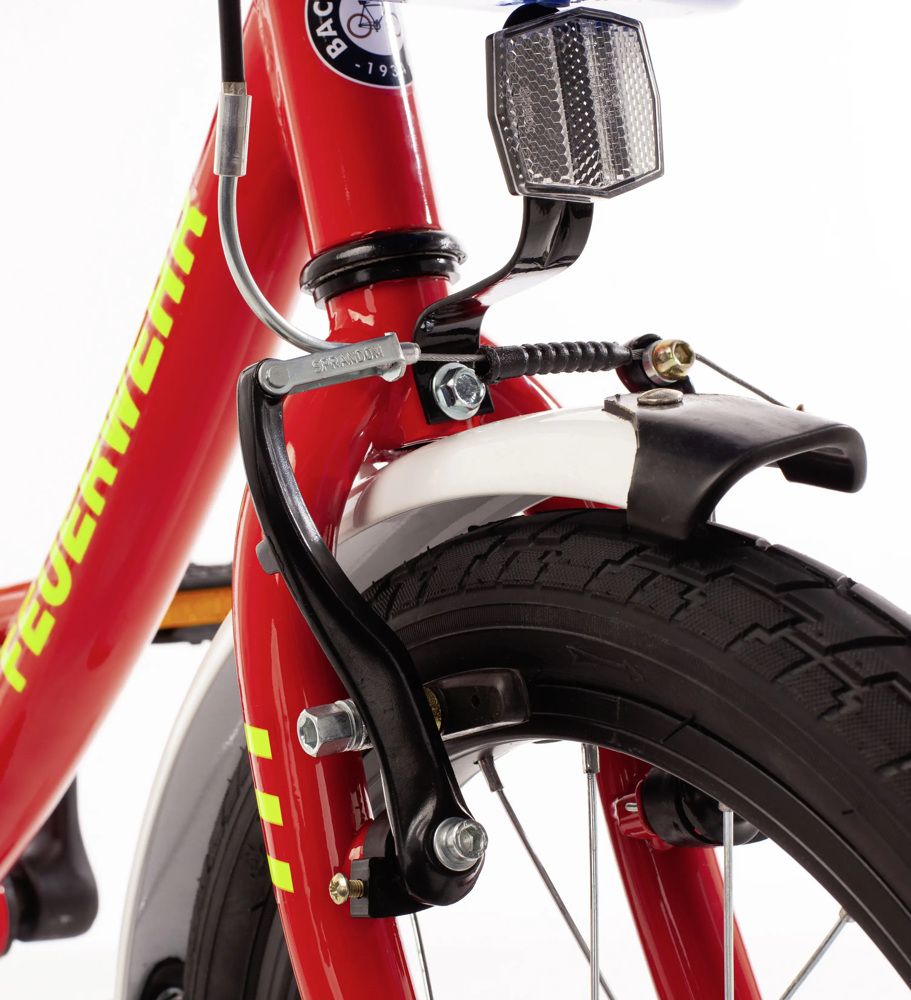 Bachtenkirch Kinderfahrrad Feuerwehr 12 Zoll feuerrot
