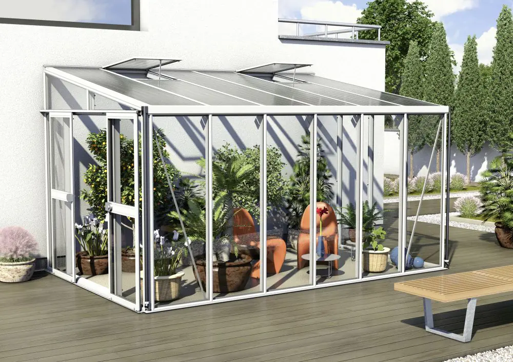 Vitavia Anlehngewächshaus Helena 10200 268 x 407 cm 3 mm ESG