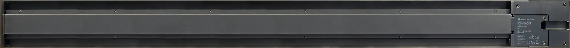 Schwaiger Modulare Stromleiste 100 cm max. 3680W schwarz