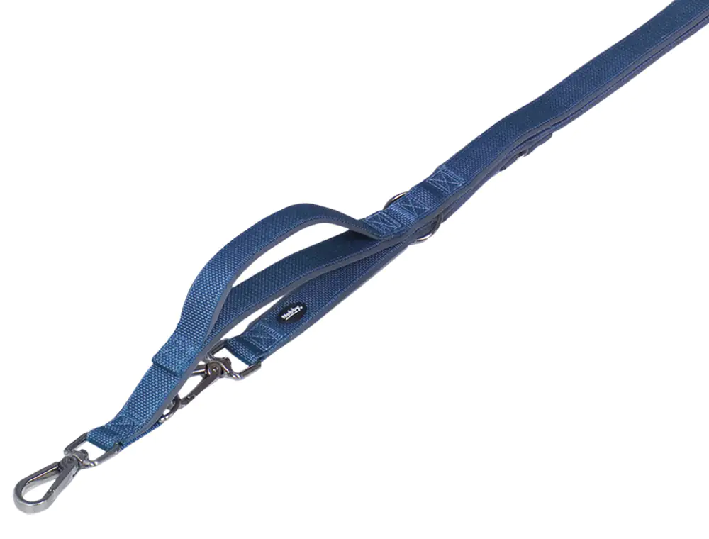 Nobby Führleine mit Kurzführer Classic Preno Royal blau L x B: 200 x 25/35 cm