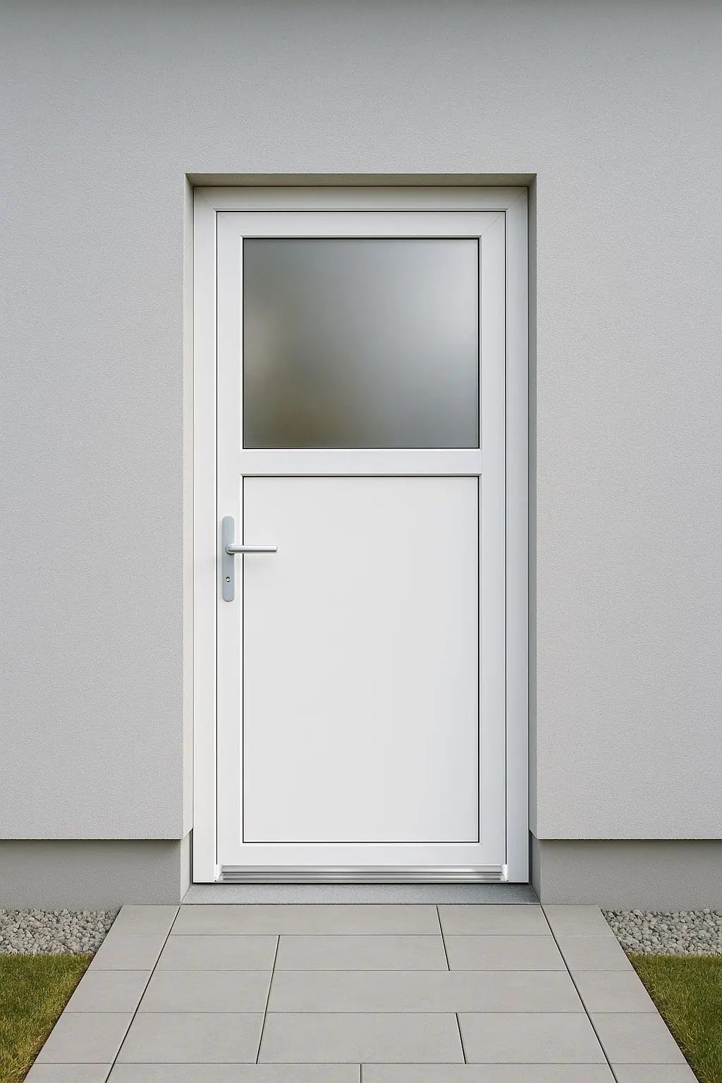 Panto Nebeneingangstür Kunststoff Premium 510 98 x 198 cm DIN links weiß