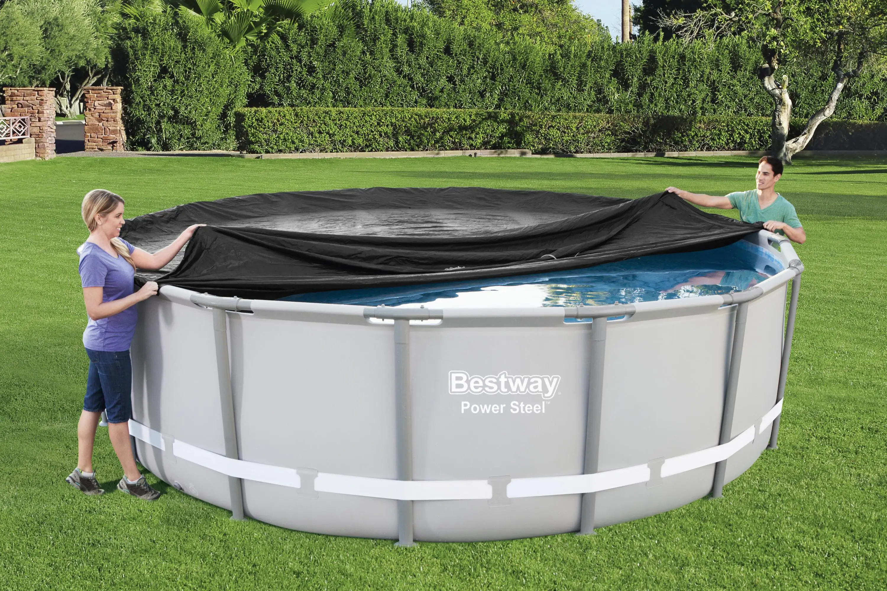 Bestway Flowclear Abdeckplane PVC Ø 493 cm