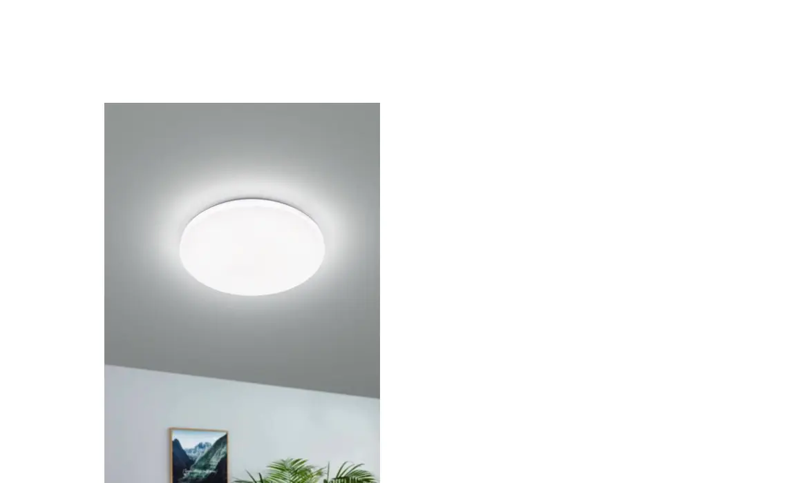 Eglo LED Deckenleuchte Frania-M weiß Ø 33 cm mit Sensor