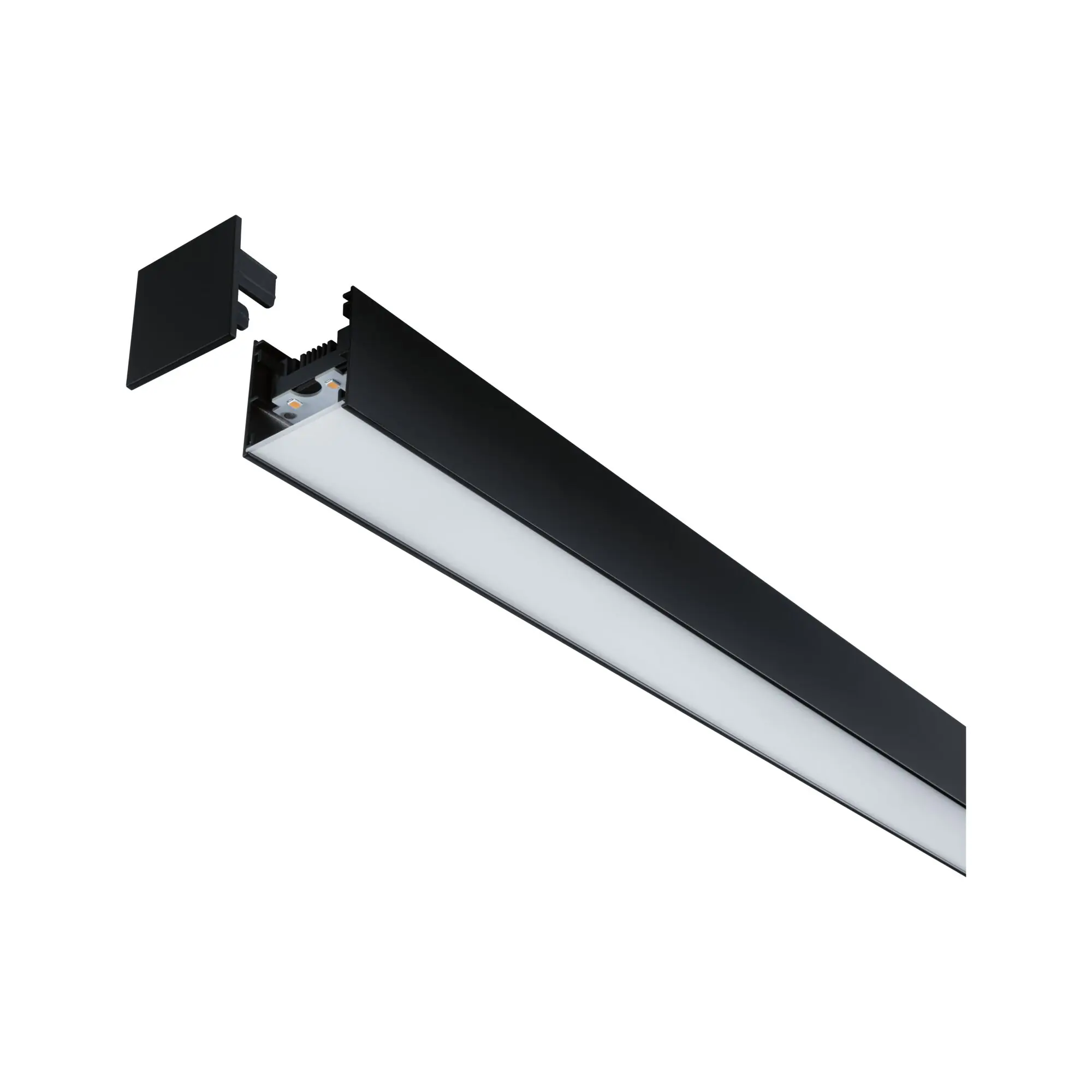 Paulmann Einspeisung für Lichtleiste Linion Power Channel 17 W Aluminium schwarz dimmbar warmweiß