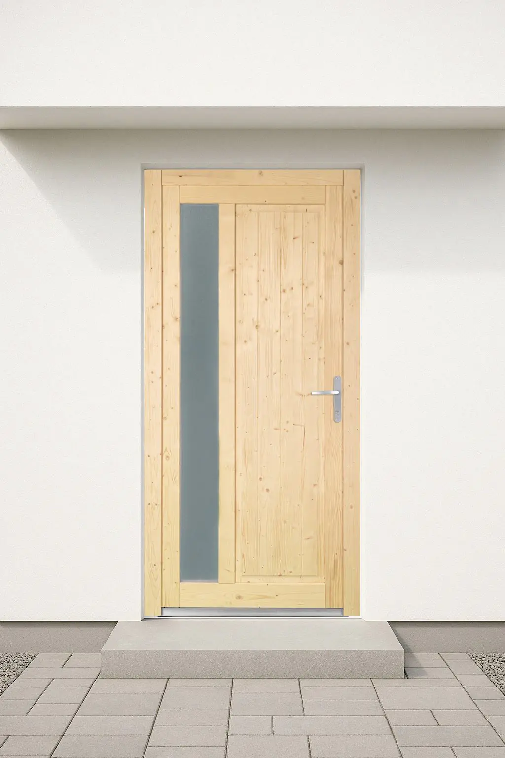 Panto Nebeneingangstür Holz 511 88 x 198 cm DIN rechts
