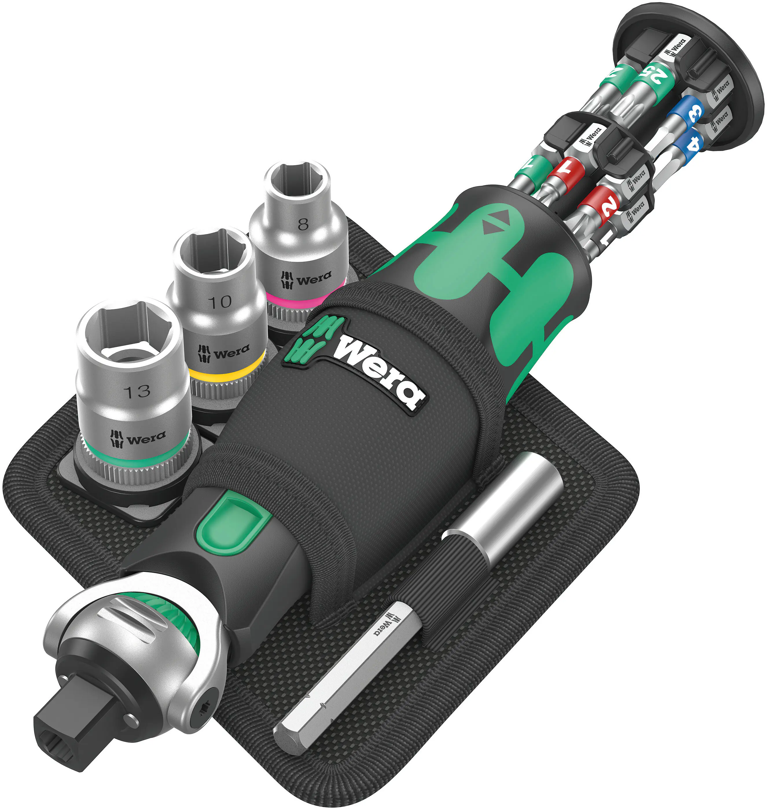 Wera Schraubendreher-Satz 8009 Zyklop Pocket Set 2 18-teilig