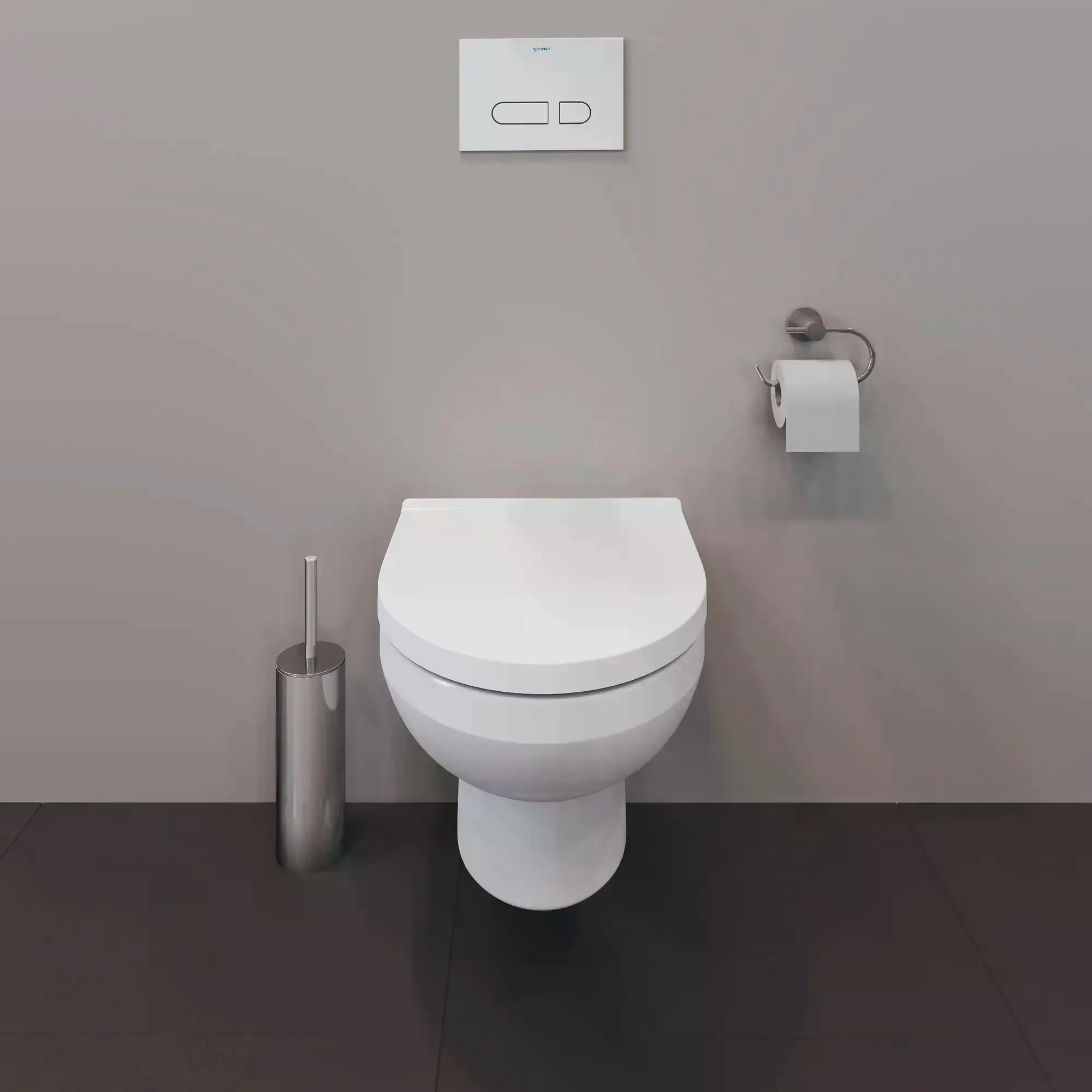 Duravit Wand WC spülrandlos DuraStyle Basic Tiefspüler weiß inkl. WC Sitz