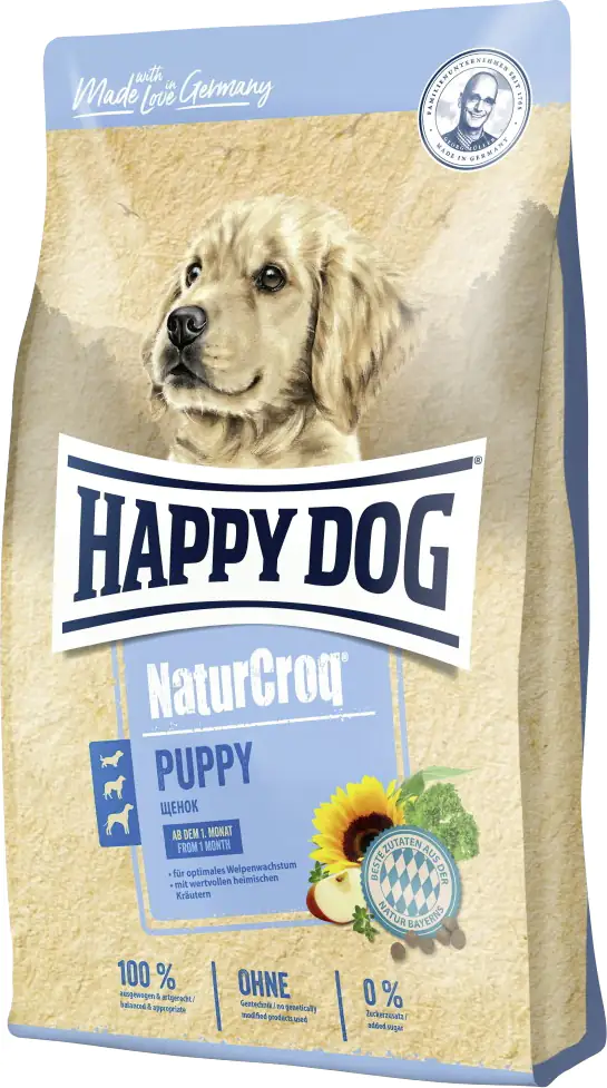 Happy Dog NaturCroq Hundetrockenfutter Junior 4 kg Geflügel 