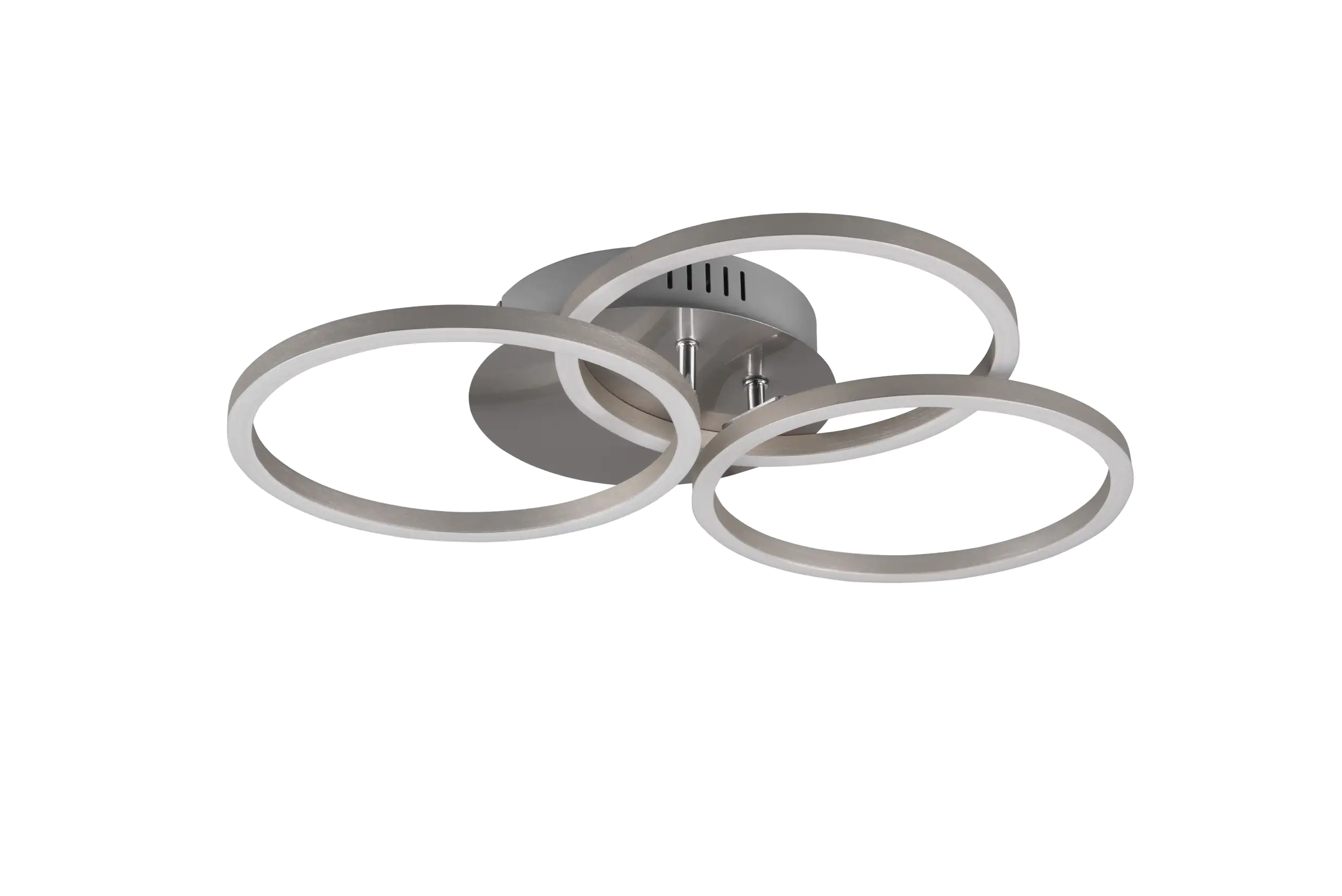 Reality LED Deckenleuchte Circle nickel matt Fernbedienung