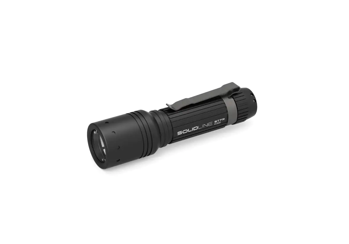 Ledlenser LED Taschenlampe Solidline ST7R  1000 lm, Li-Ion, schwarz