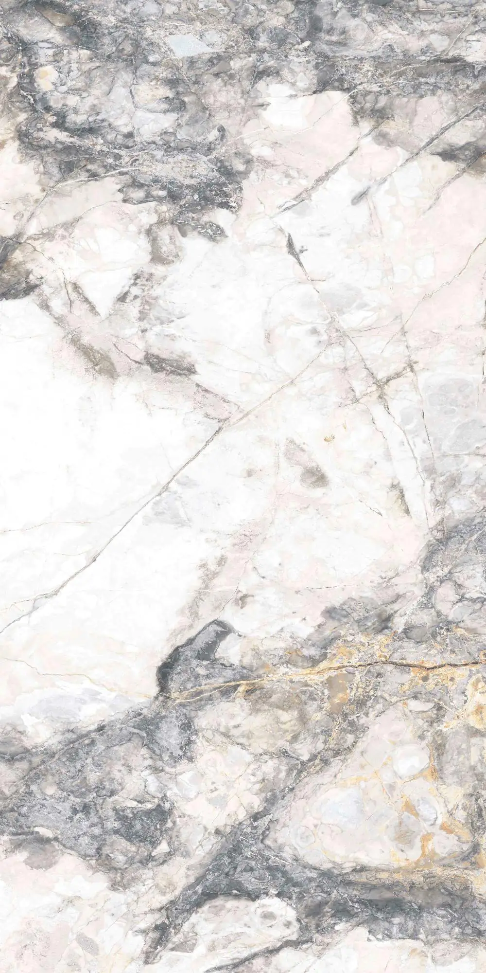 Bodenfliese Feinsteinzeug Caldera 60 x 120 cm silver