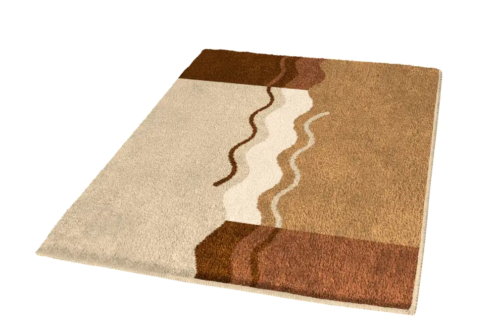 Kleine Wolke Badteppich Vanessa rehbraun, 55 x 65 cm
