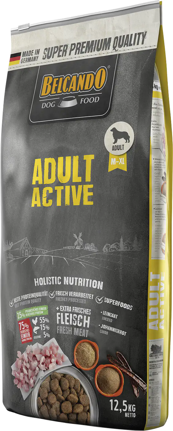 Belcando Hundetrockenfutter Adult Active 12,5 kg Geflügel 