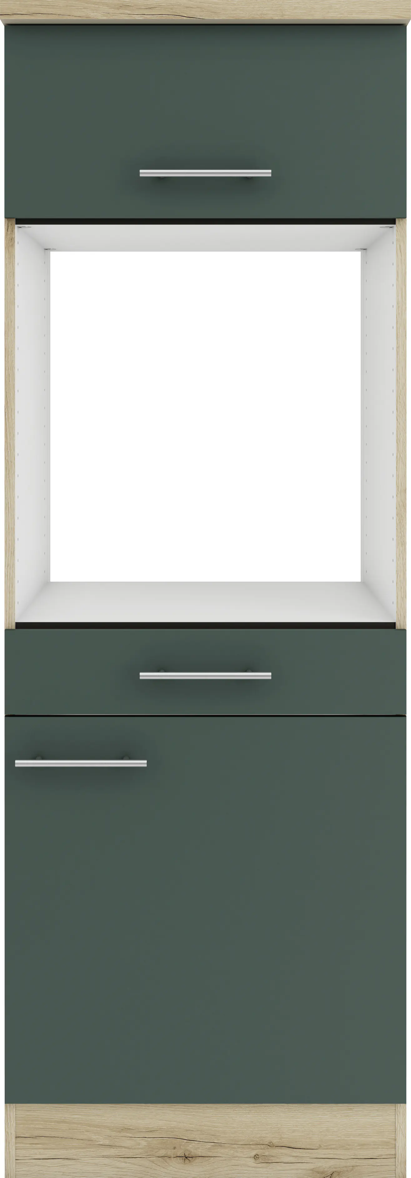 Optifit Midischrank Savona 405 steingrün/eiche 60 cm 