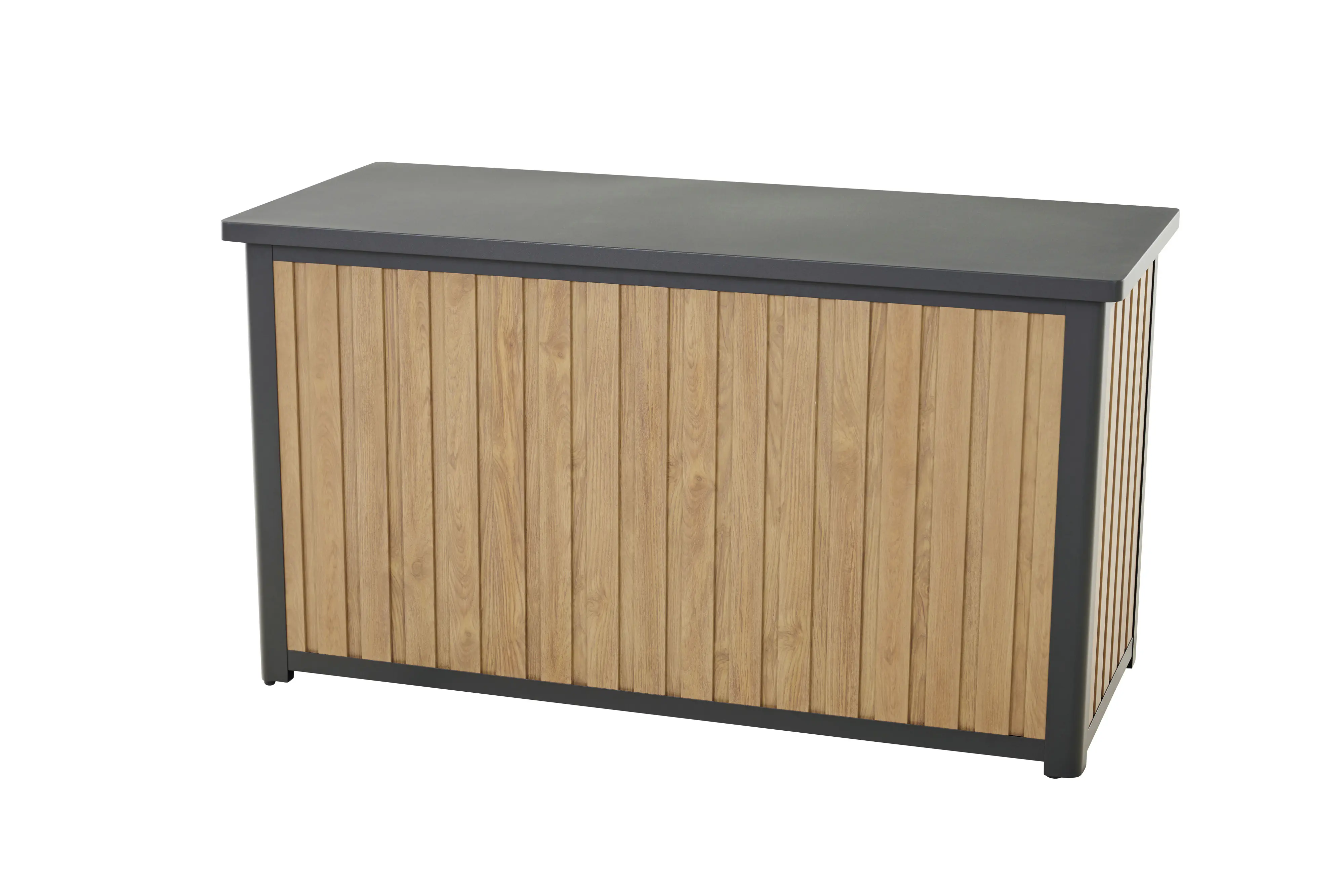 Siena Garden Gartenbox Sabono teak/anthrazit 139 x 75 cm
